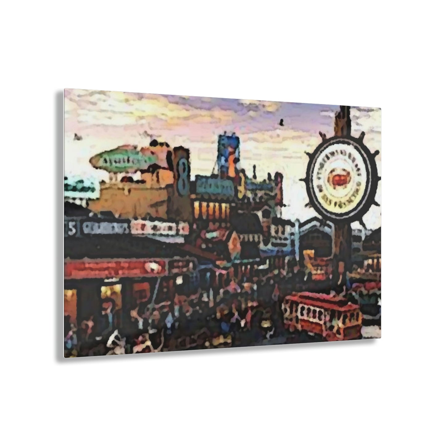 Acrylic Prints ...  "No.9 Fishermen's Grotto - Fishermen's Wharf, SF, California" ... Family Archives: 1970's ... Original Works ...