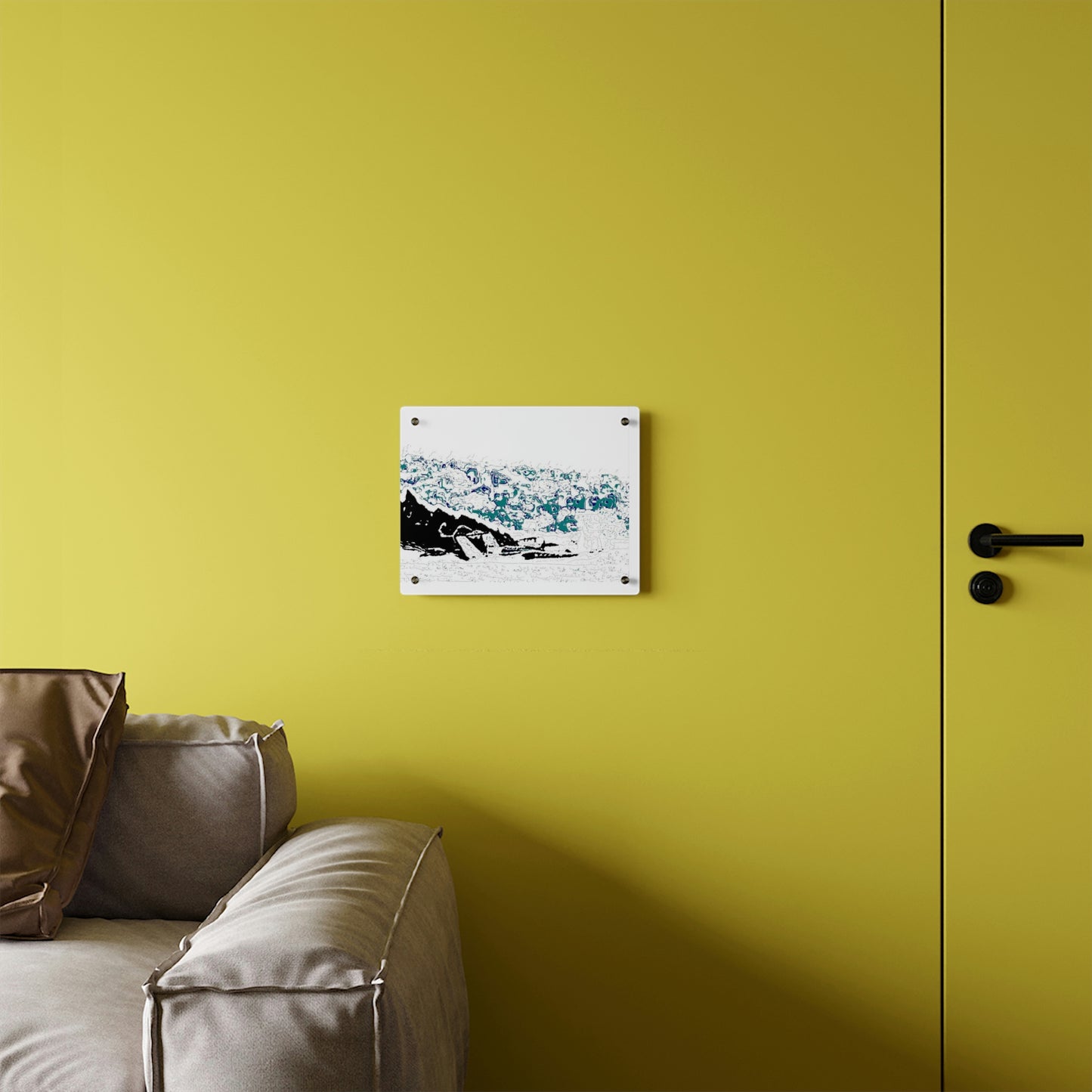 Acrylic Wall Art Panels ... Seattle Columbia Cup On Lake Washington ... "Dave Wilcox Heads For The Win" ... Associate Gift-Photo ... Original Works ...