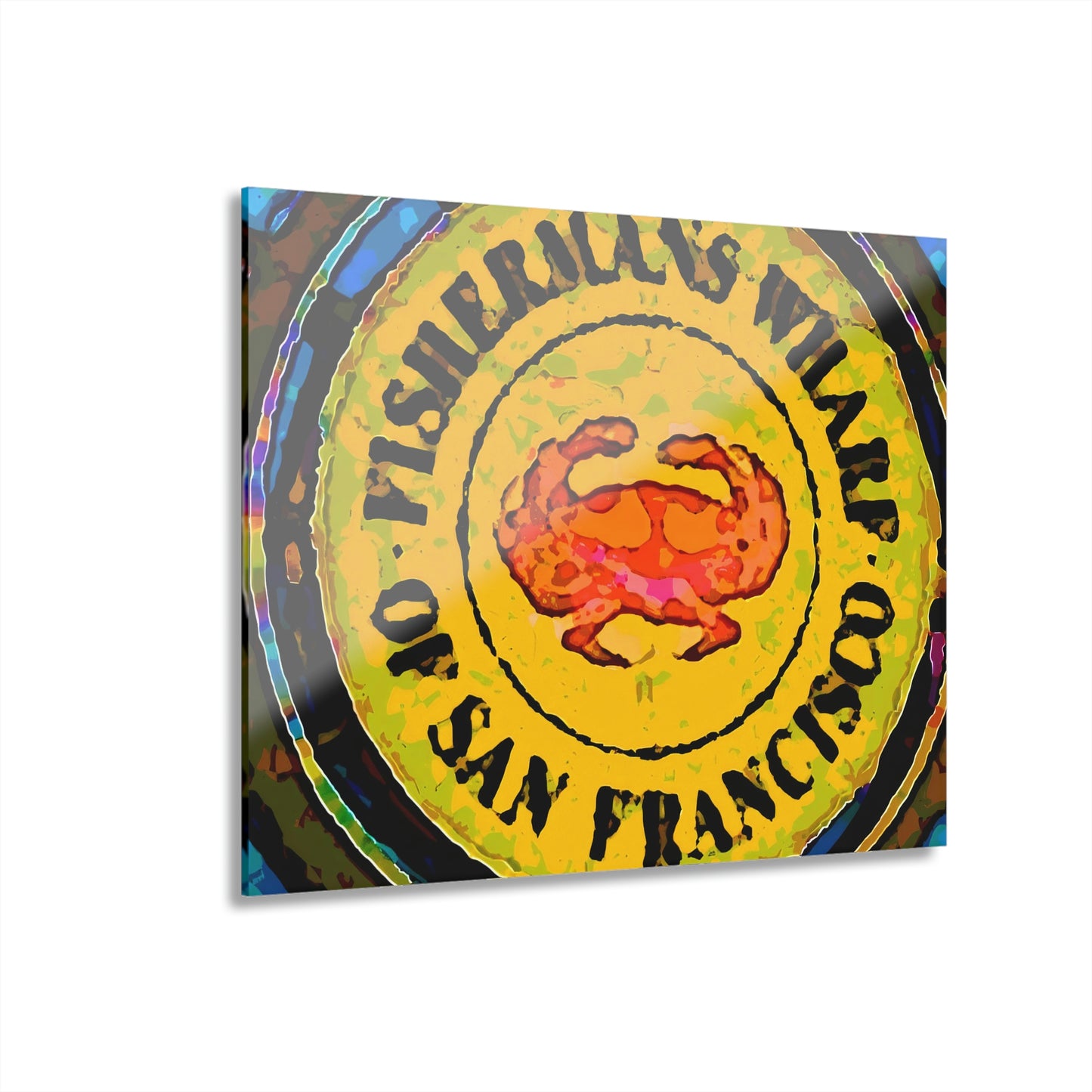 Acrylic Prints (French Cleat Hanging) ...  "No.9 Fishermen's Grotto - Fishermen's Wharf, SF, California" ... Family Archives: 1970's ... Original Works ...