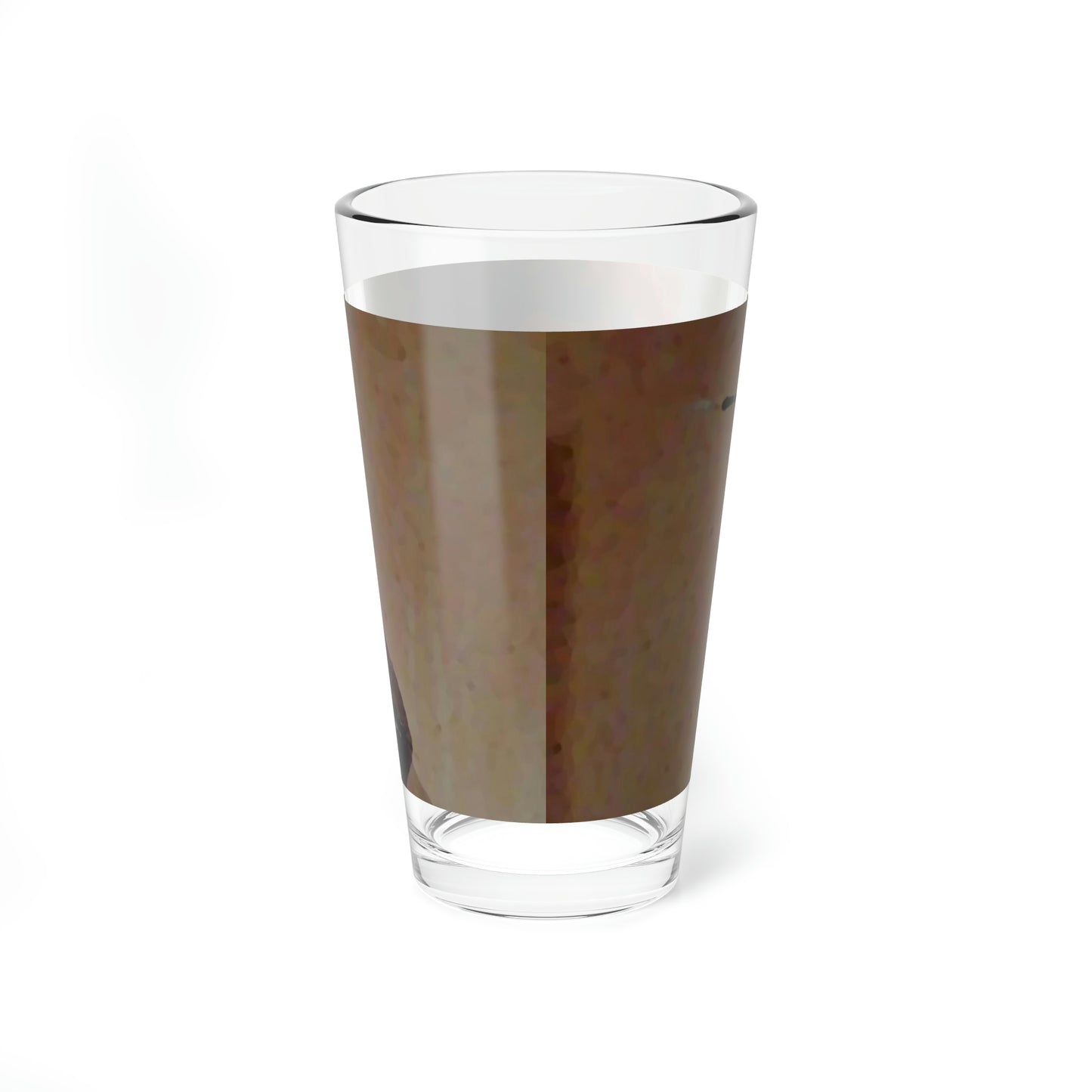 Mixing Glass, 16oz ...  A Colleague Overseas ... 'Enjoying A Fag' ... Original Works ... "April Fools 2023" ... Hot-Tranny-Smoke ...