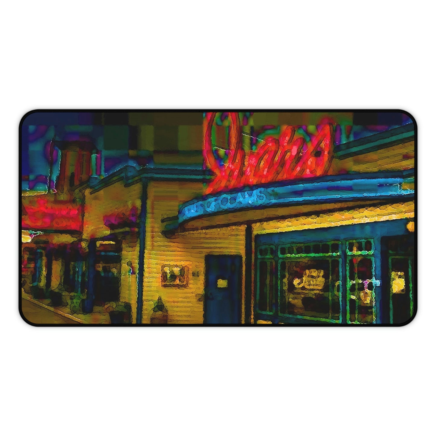 Desk Mat ...  In-A-Hurry & Stressed? ... Remember: Keep "Clam" ... Clam_Happy ...  'Ivars: Seattle Waterfront' ... Personal Archives ... Original Works ...