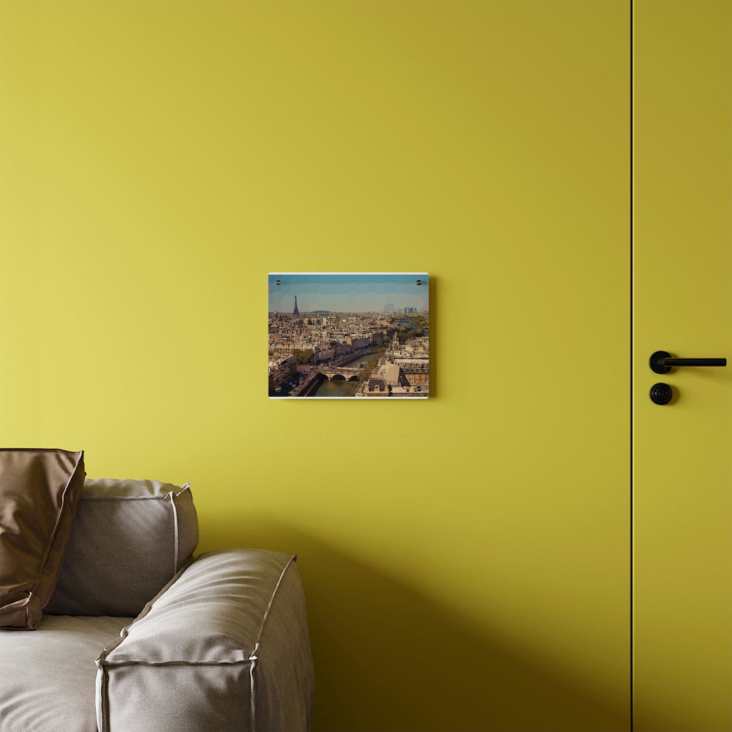 Acrylic Wall Art Panels ... Au Paris ... "Along The River Seine" ... Barbara Joan Bonnel-Holt: 1972 ... Original Works ...