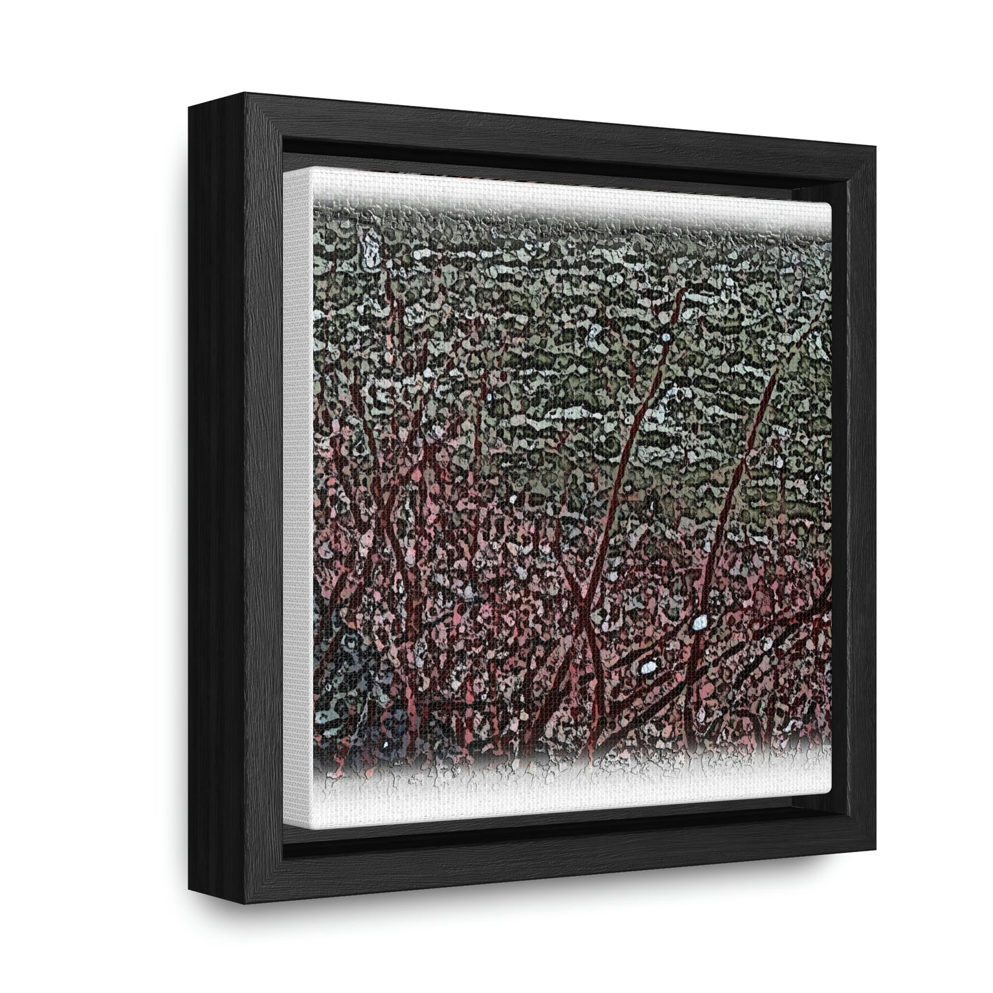 Gallery Canvas Wraps, Square Frame ... "A River Runs Through It" ... Red-Osier-Dogwood (Cornus Stonlifera 'Rubra') .. Original Works ... Central Idaho ...