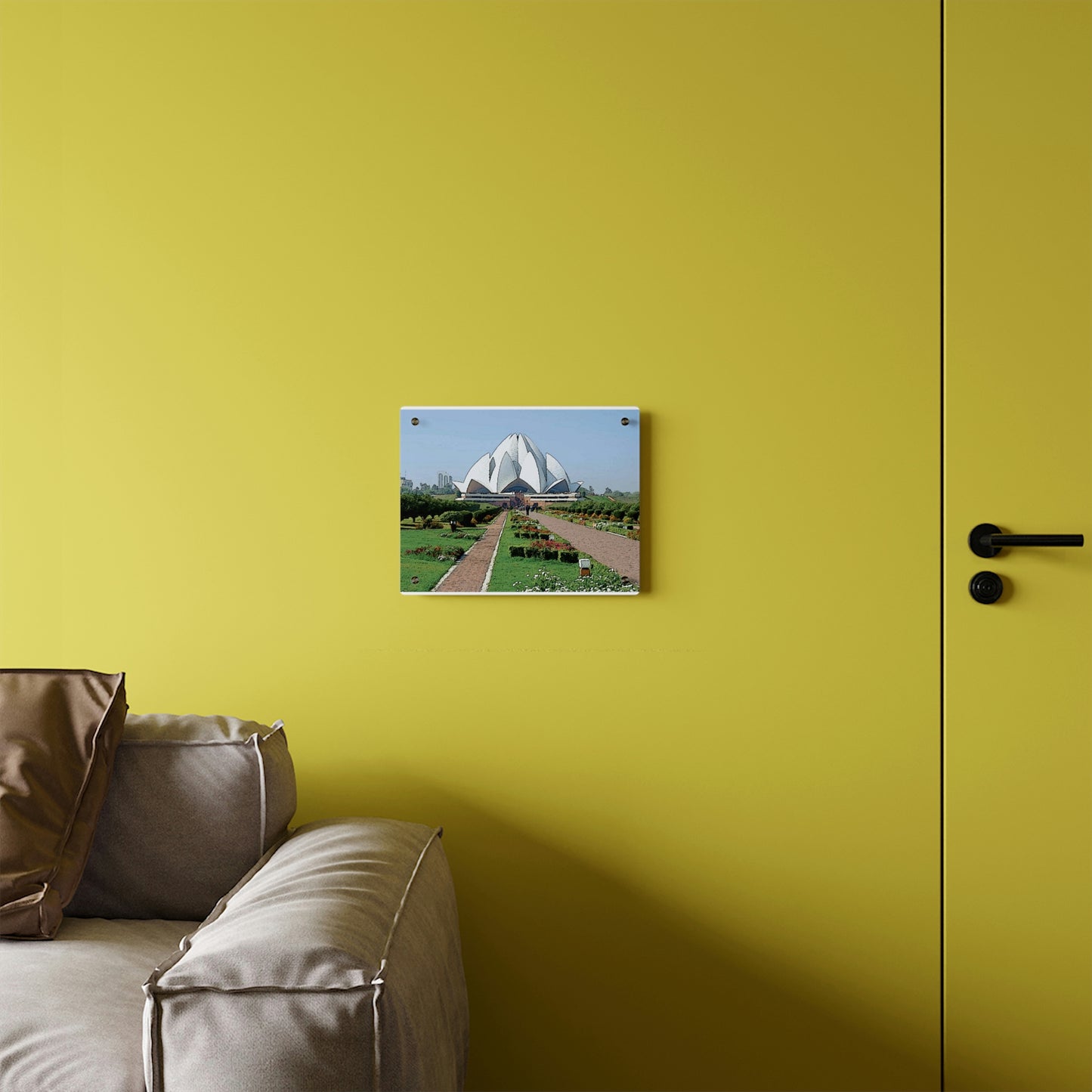 Acrylic Wall Art Panels ... 'Bahai'i House-Of-Worship' ... "Lotus Temple: Delhi, India, 2008" ... Original Works ...