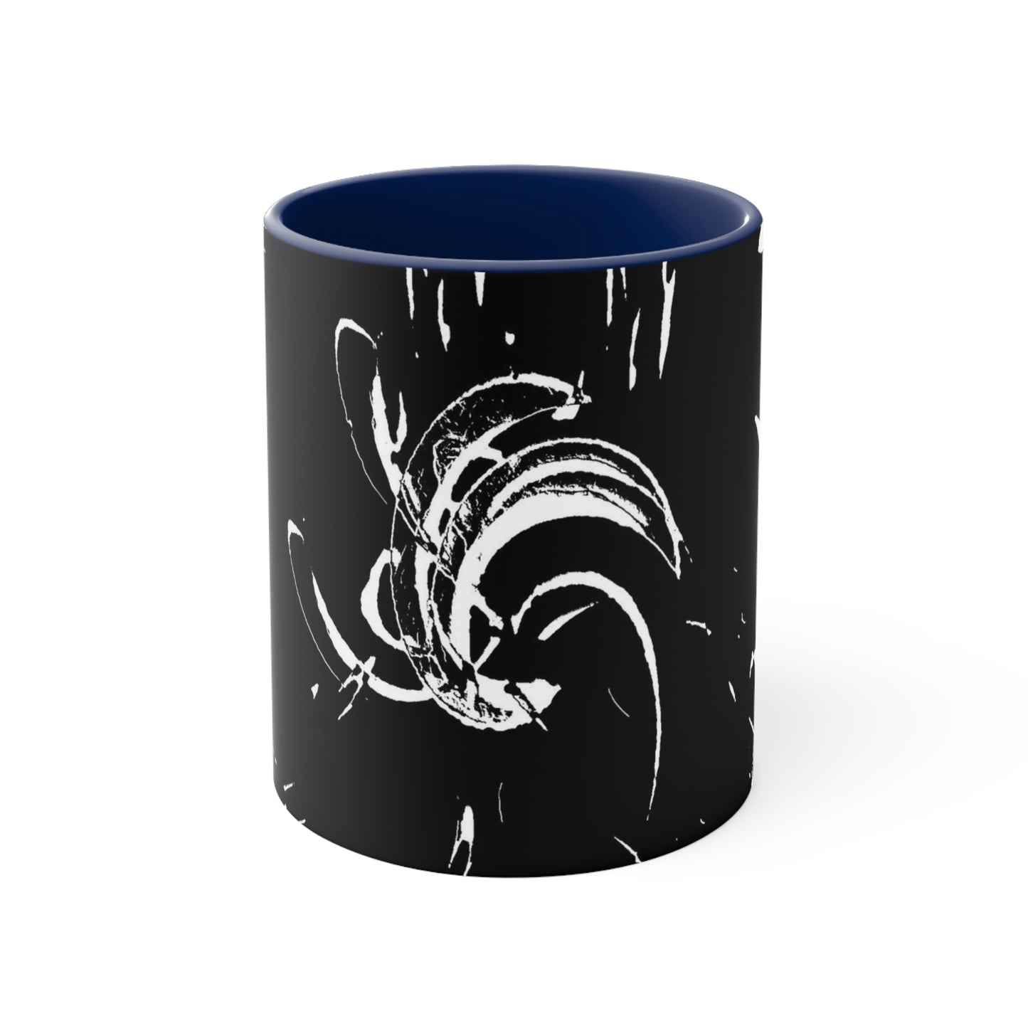Accent Coffee Mug, 11oz ... "Waning Moon" ... Central Idaho ... October 2022 ... Rendering Time: 22 Hours ... Original Works ...