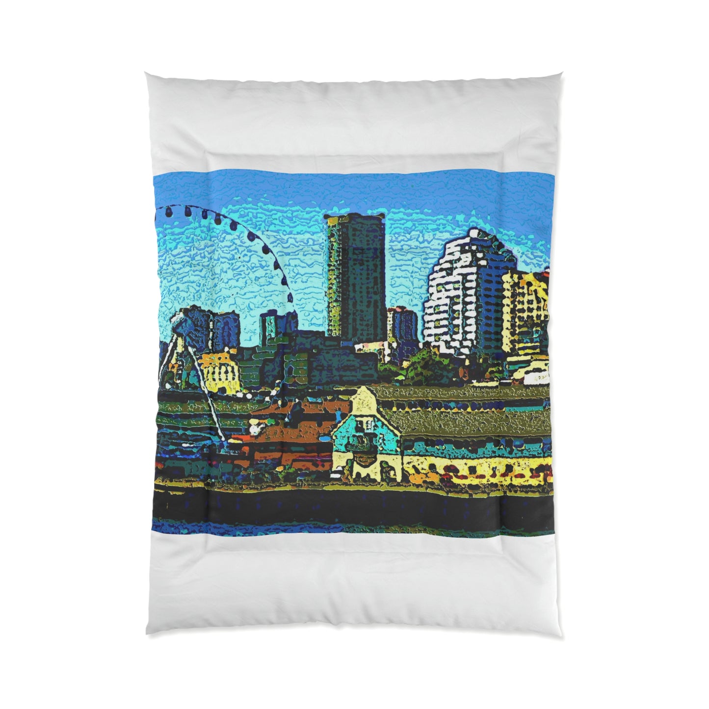 Comforter ... That Classic Wheel ... 'Seattle's Wheel' ... & An Old Classic Waterside Vendors ...  'Family Archives' ... Original Works ...