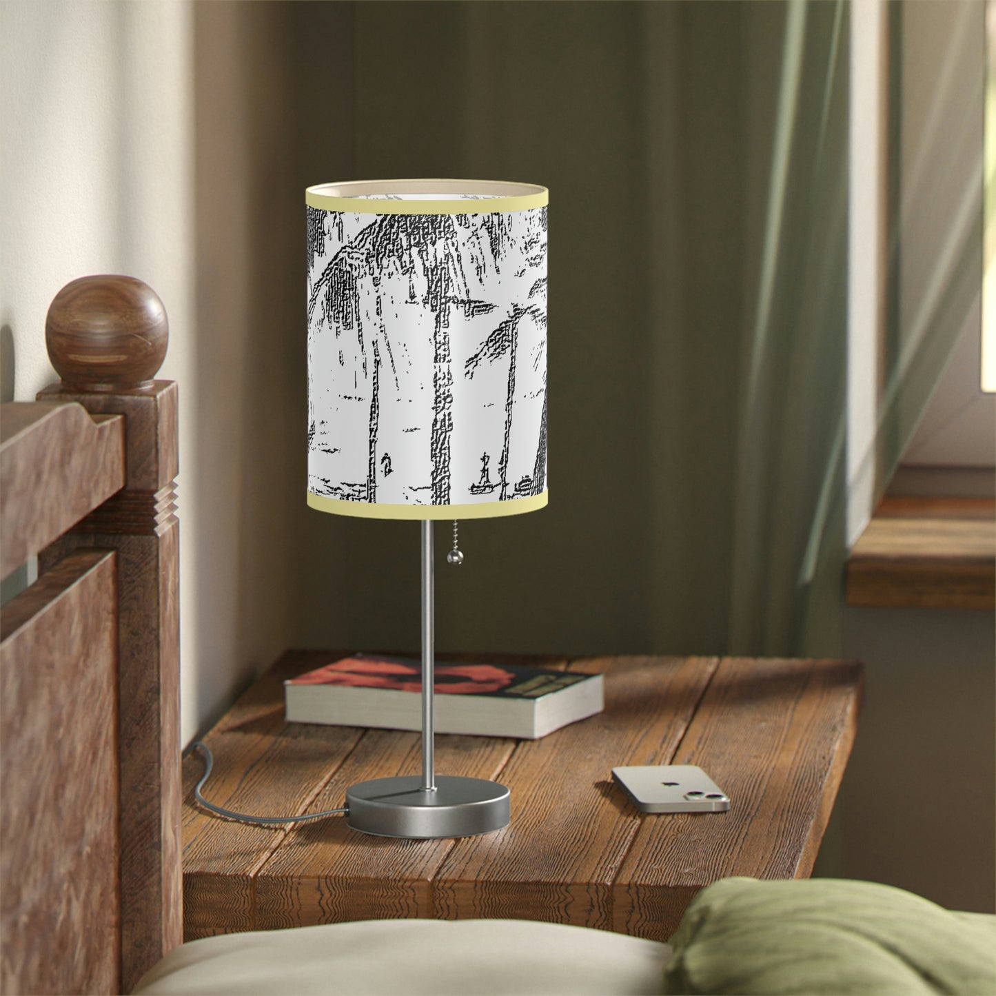 Lamp on a Stand, US|CA plug ... "The Royal Hawai'ian: Waikiki Beach_Beach" ... Honolulu, HI ... Ocotber 2014 (Halloween) ... Original Works ...