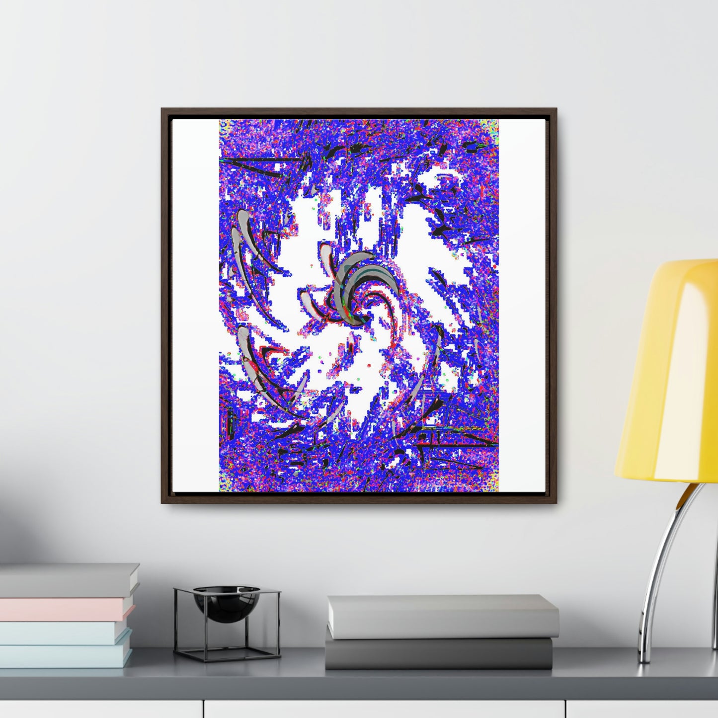 Gallery Canvas Wraps, Square Frame ... "Waning Moon" ... Central Idaho ... October 2022 ... Rendering Time: 22 Hours ... Original Works ...