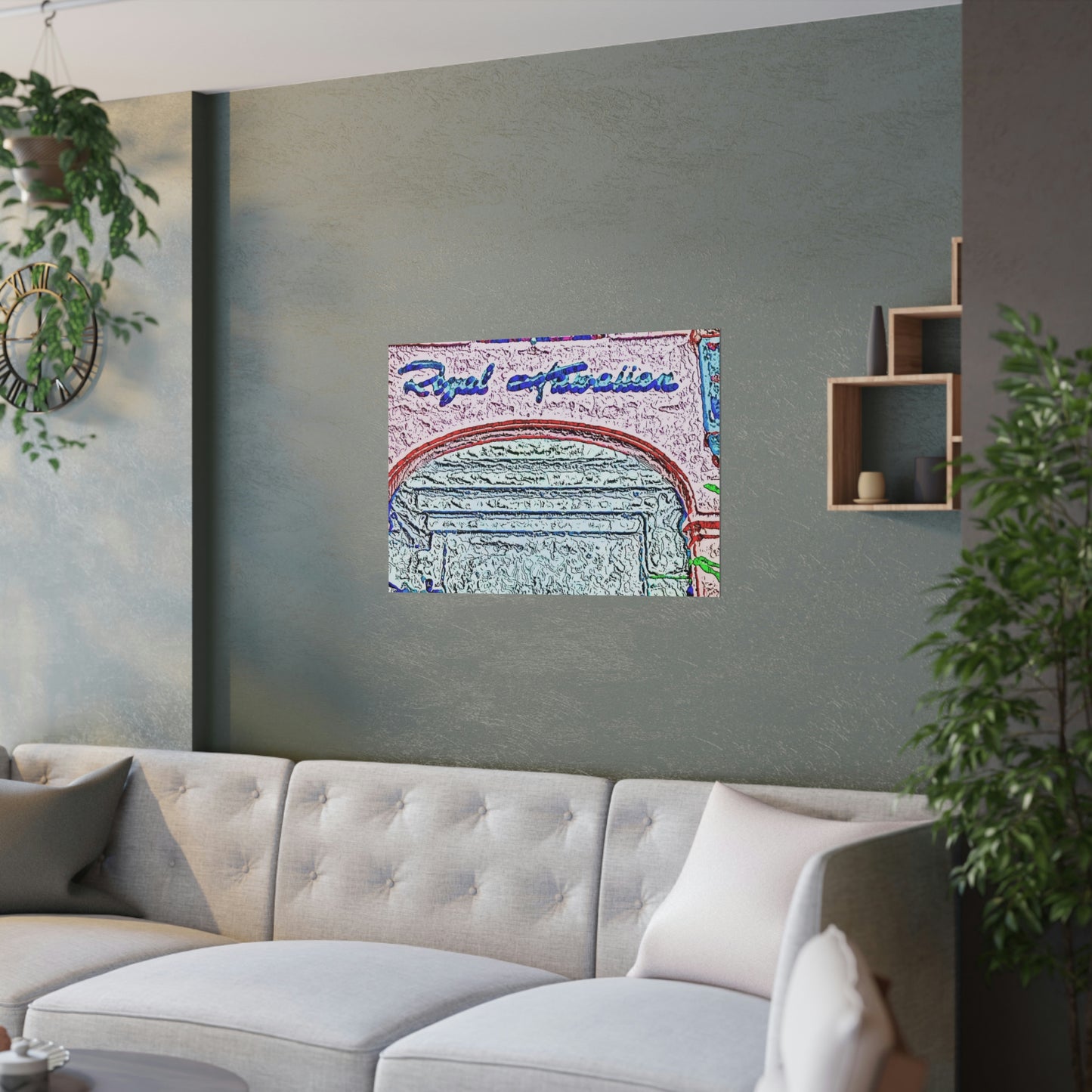 Satin Posters (210gsm) ... "La Grande Entree" At: 'The Pink Palace' ... The Royal Hawai'ian ... Honolulu, HI ... '27Oct2014' ... Original Works ...