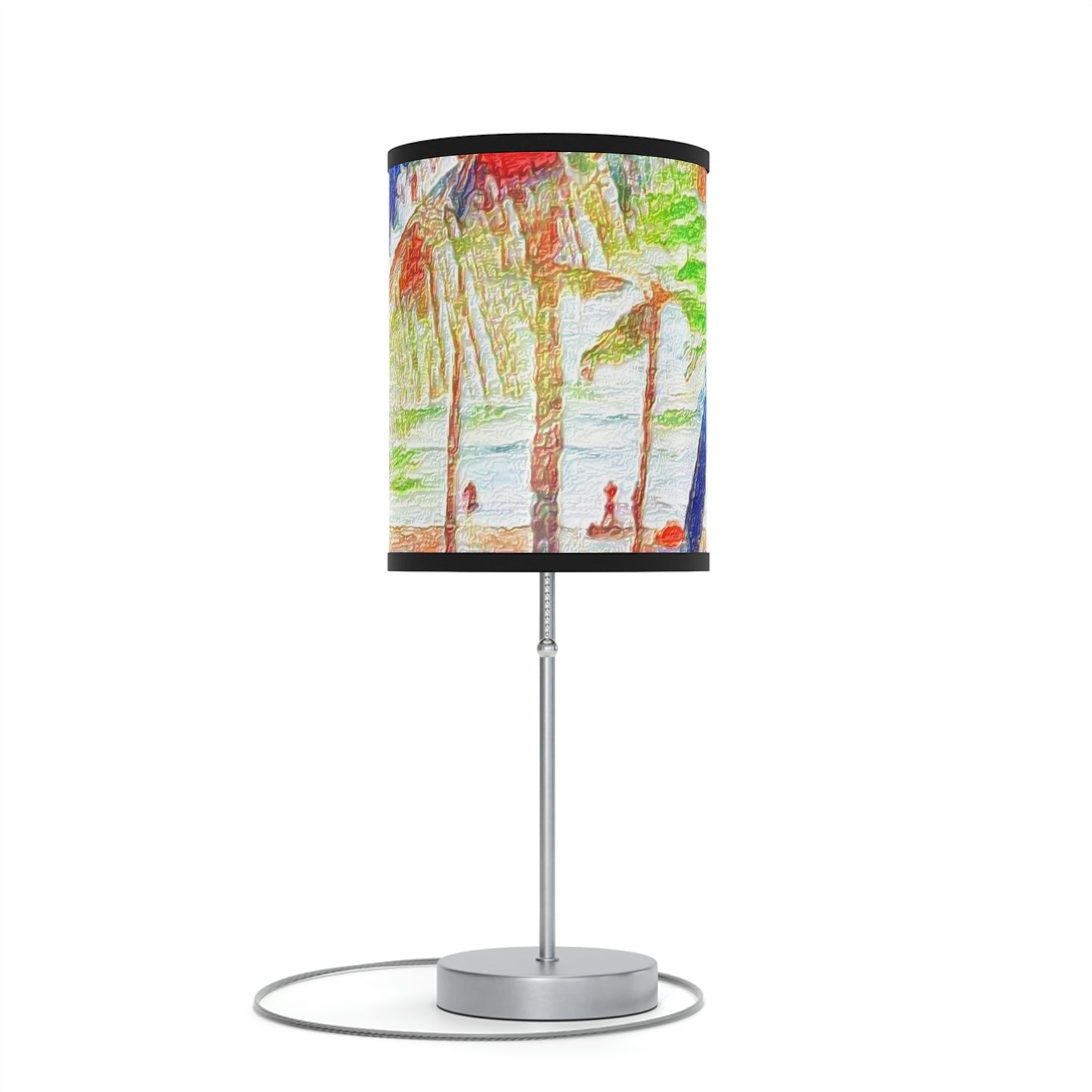 Lamp on a Stand, US|CA plug ... "The Royal Hawai'ian: Waikiki Beach_Beach" ... Honolulu, HI ... Ocotber 2014 (Halloween) ... Original Works ...