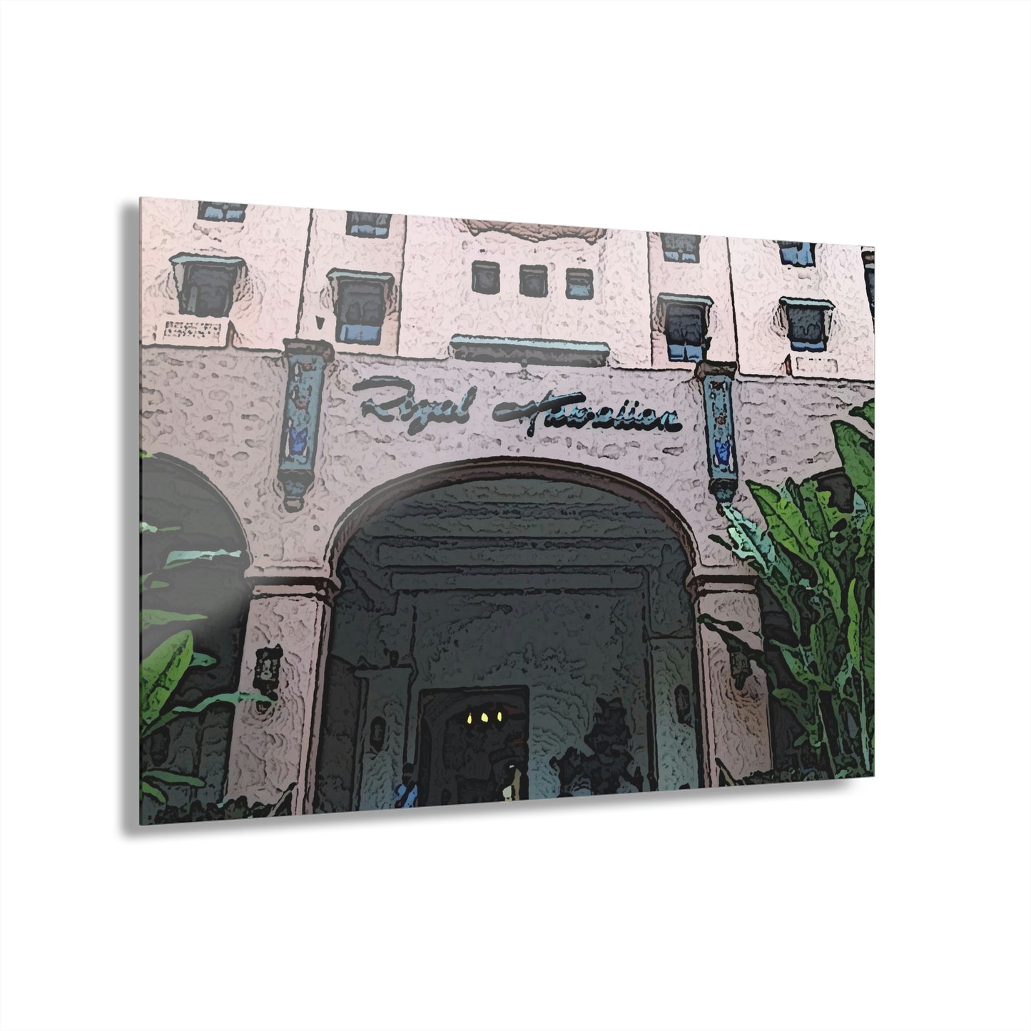Acrylic Prints (French Cleat Hanging)  ...  "La Grande Entree" At: 'The Pink Palace' ... The Royal Hawai'ian ... Honolulu, HI ... '27Oct2014' ... Original Works ...