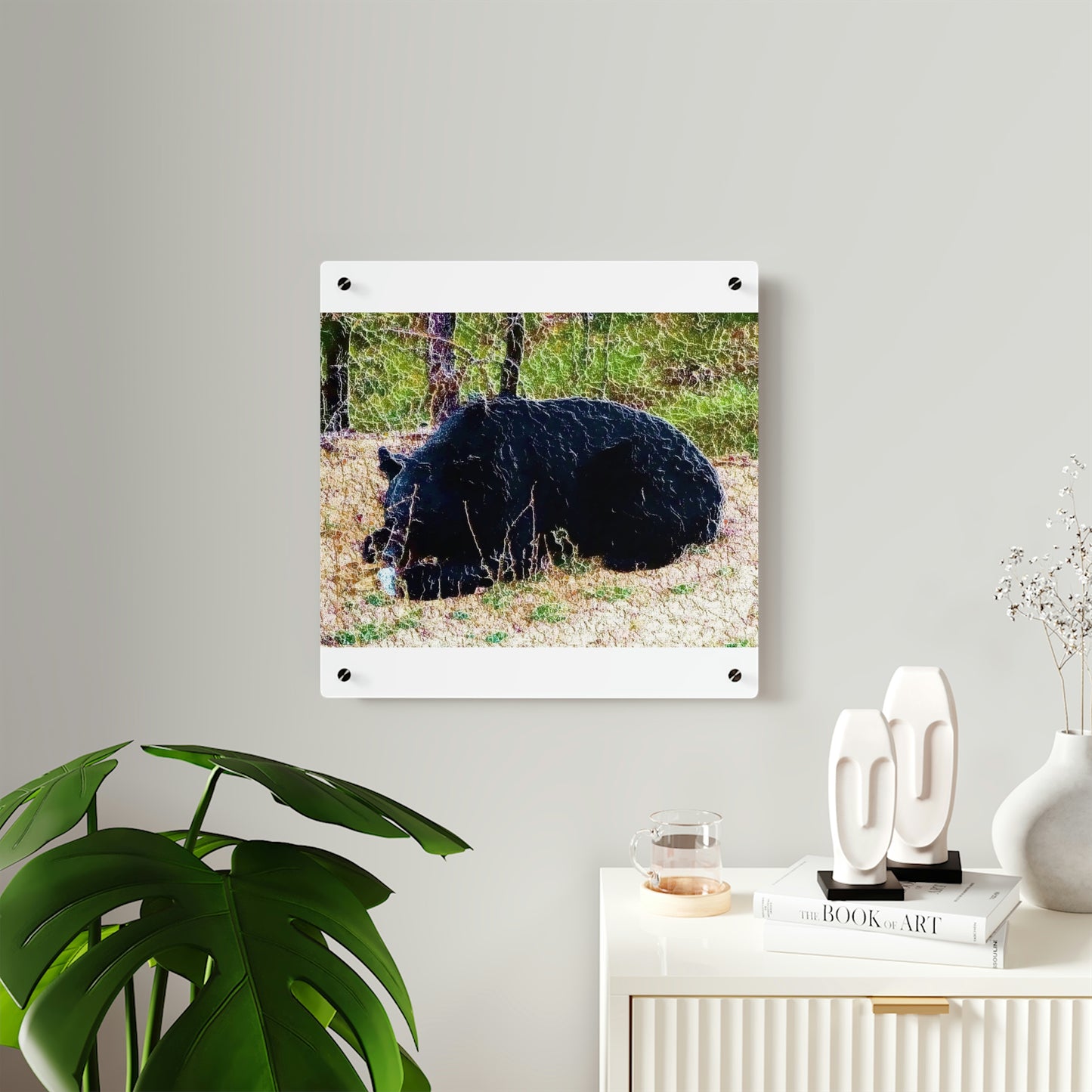 Acrylic Wall Art Panels ... RCY: "Rhett Creek Yogi ... '500 Lbs Of Autumn Season Hunger' ..."  ... September 2022 ... Central Idaho ... Original Works ...