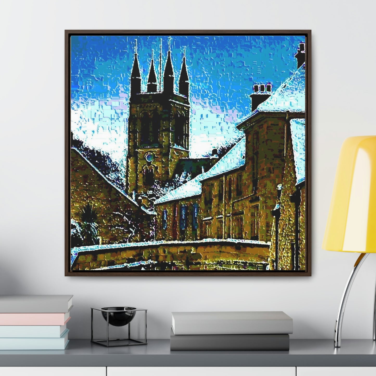 Gallery Canvas Wraps, Square Frame ... Walikng The Streets & Alleys ... 'Strolling The Canals ... '  ... Original Works  ...