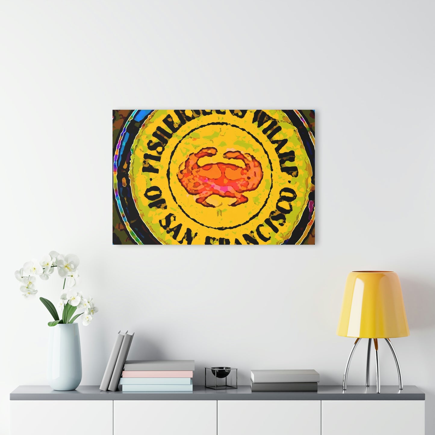 Acrylic Prints (French Cleat Hanging) ...  "No.9 Fishermen's Grotto - Fishermen's Wharf, SF, California" ... Family Archives: 1970's ... Original Works ...
