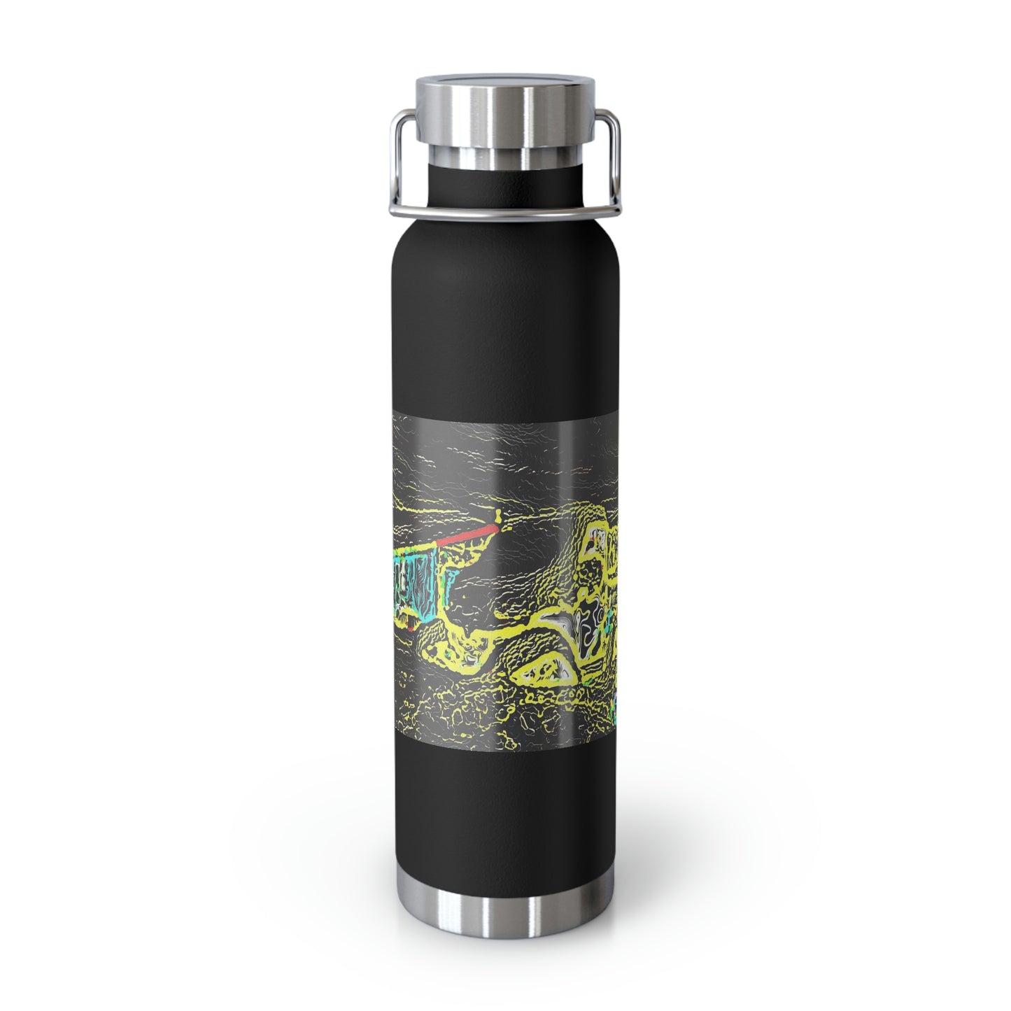 Copper Vacuum Insulated Bottle, 22oz ... "Snow Vehicle In Snow Storm At-Rest" ... Circa 12Mar23 ... Central Idaho ... 18-Hours Rendering Time: Original Works ...