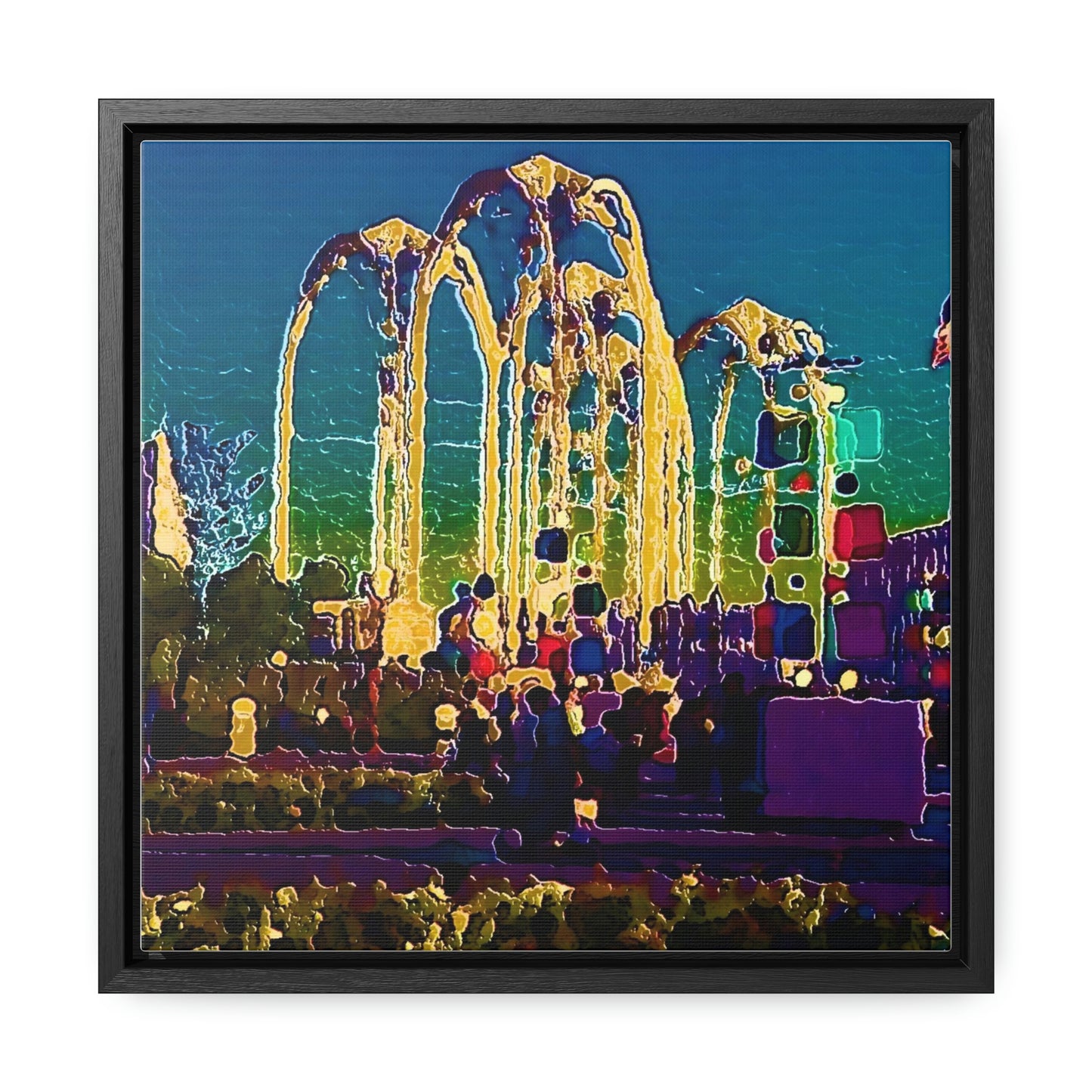 Gallery Canvas Wraps, Square Frame ... "Arches 'Like-No-Other' ... " Seattle World's Fair: 1962. A Family Original ...