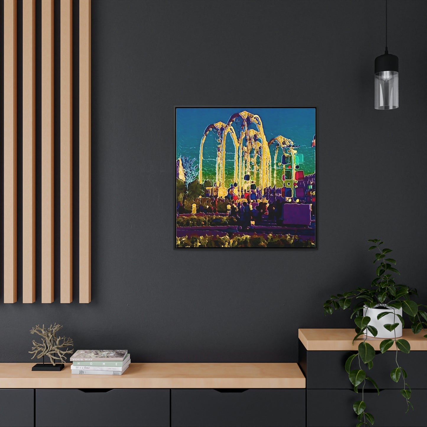 Gallery Canvas Wraps, Square Frame ... "Arches 'Like-No-Other' ... " Seattle World's Fair: 1962. A Family Original ...