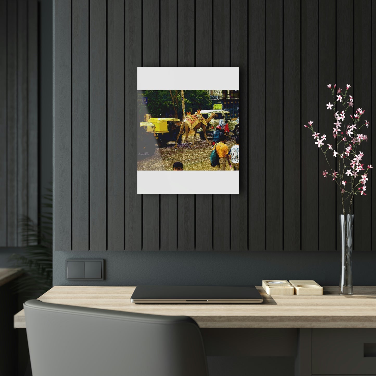 Acrylic Prints ... "Truckin'-Up-To-Buffalo ... 'Oops - Wrong Country' ... Truckin'-Up-To-New Delll -'E' ... " ... (Delhi, India) ... 5July2007. Original Works ...