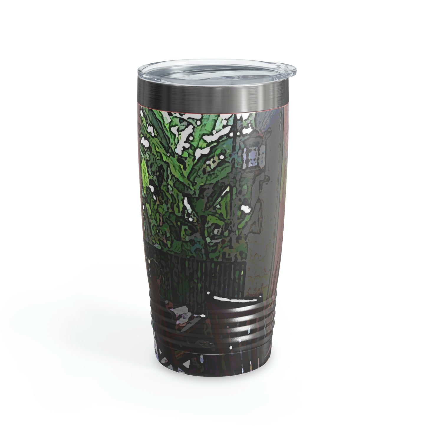 Ringneck Tumbler, 20oz ... Lanai & Rocking Chairs At: 'The Pink Palace' ... The Royal Hawai'ian ... Honolulu, HI ... '27Oct2014' ... Original Works ...