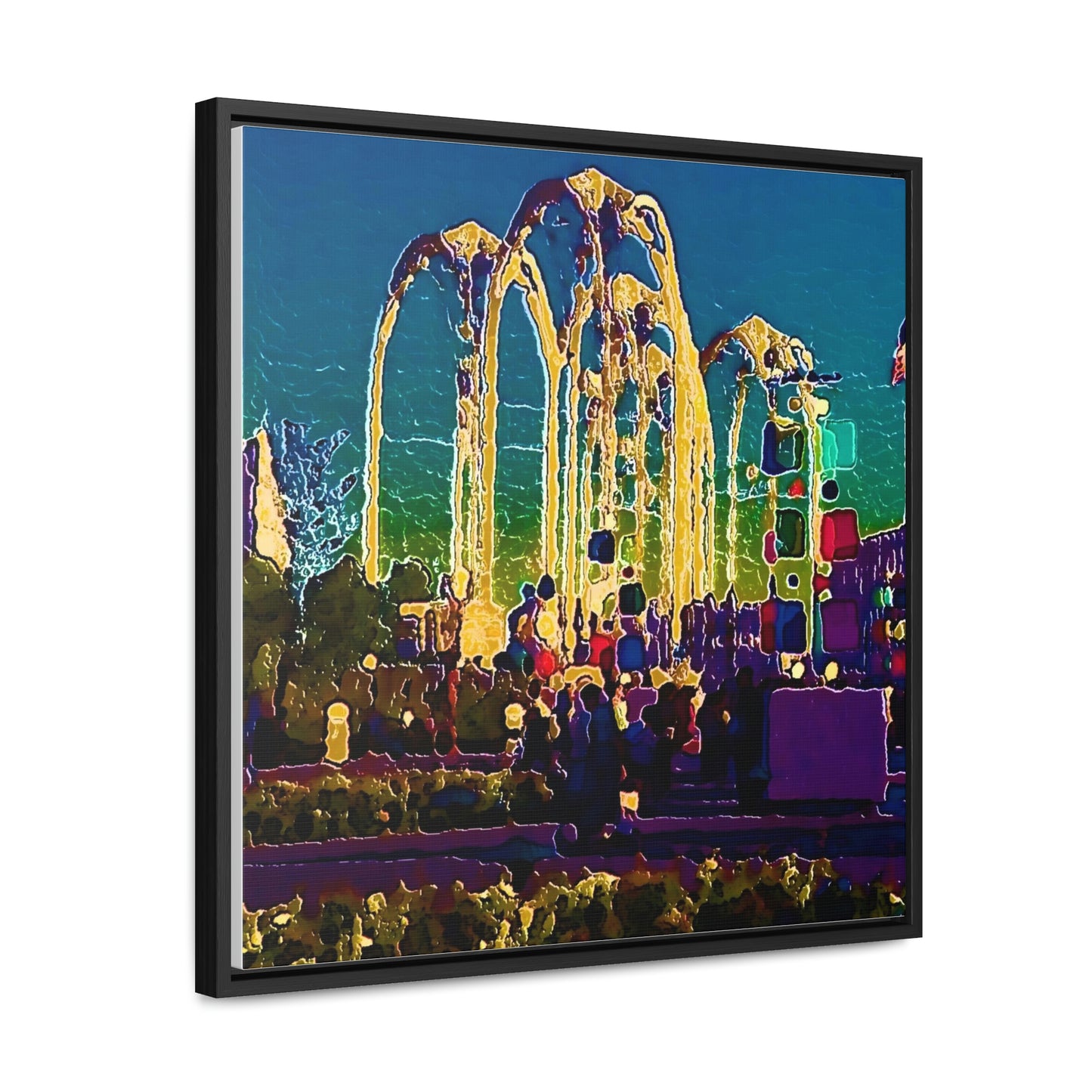 Gallery Canvas Wraps, Square Frame ... "Arches 'Like-No-Other' ... " Seattle World's Fair: 1962. A Family Original ...