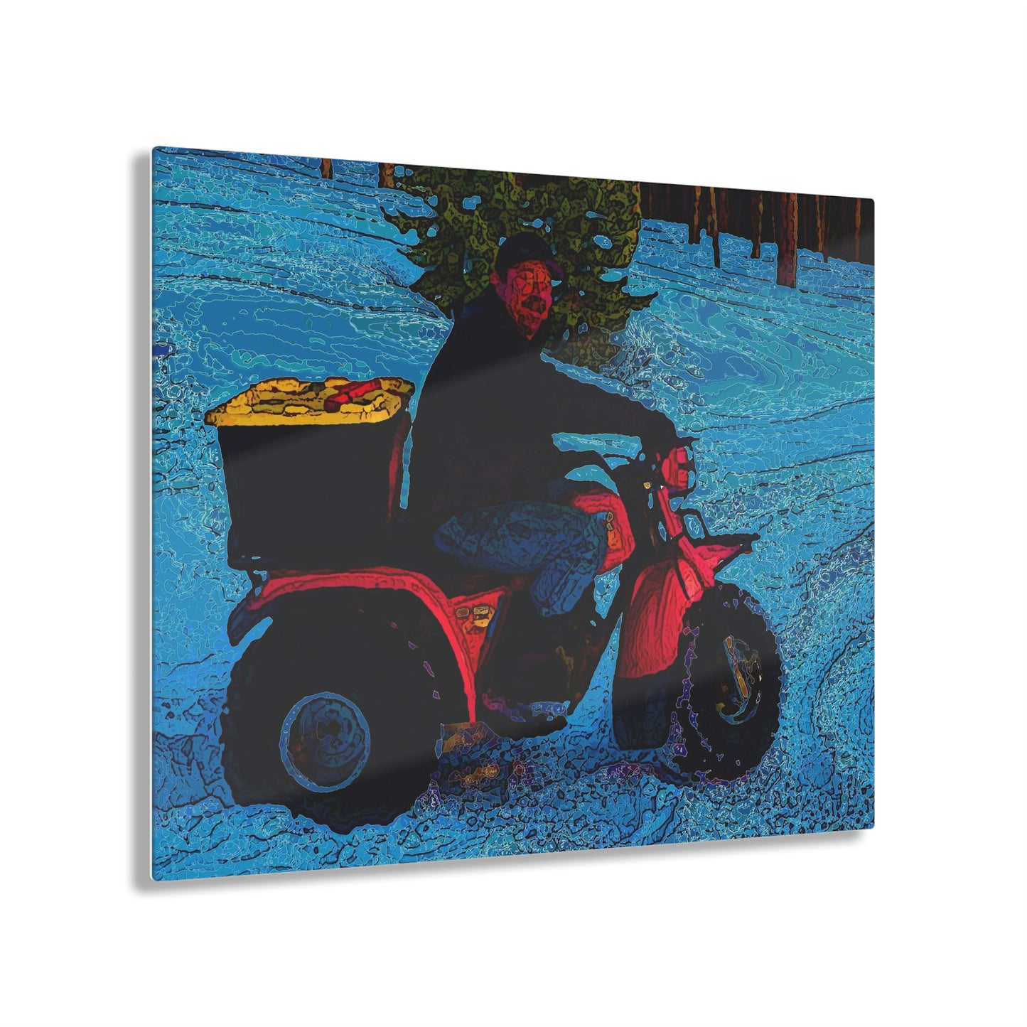 Acrylic Prints ... There's 2-Wheelin ... There's 4-Wheelin ... 'And-Of-Course' ... "There's 3-Wheelin-In-The-Snow" ...  Original Works ...