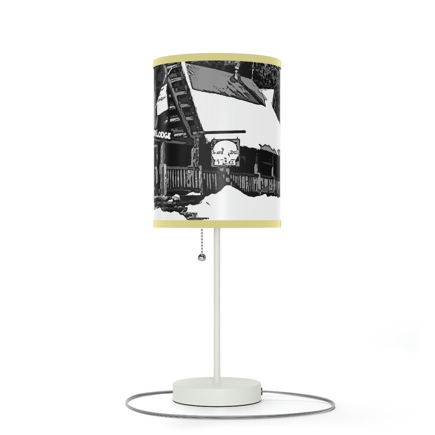 Lamp on a Stand, US|CA plug ... A Beautiful Lodge & Back-Country Outfitter In A Mountain Town ... 'Dixie, Idaho, November 2022' ... Original Works ...