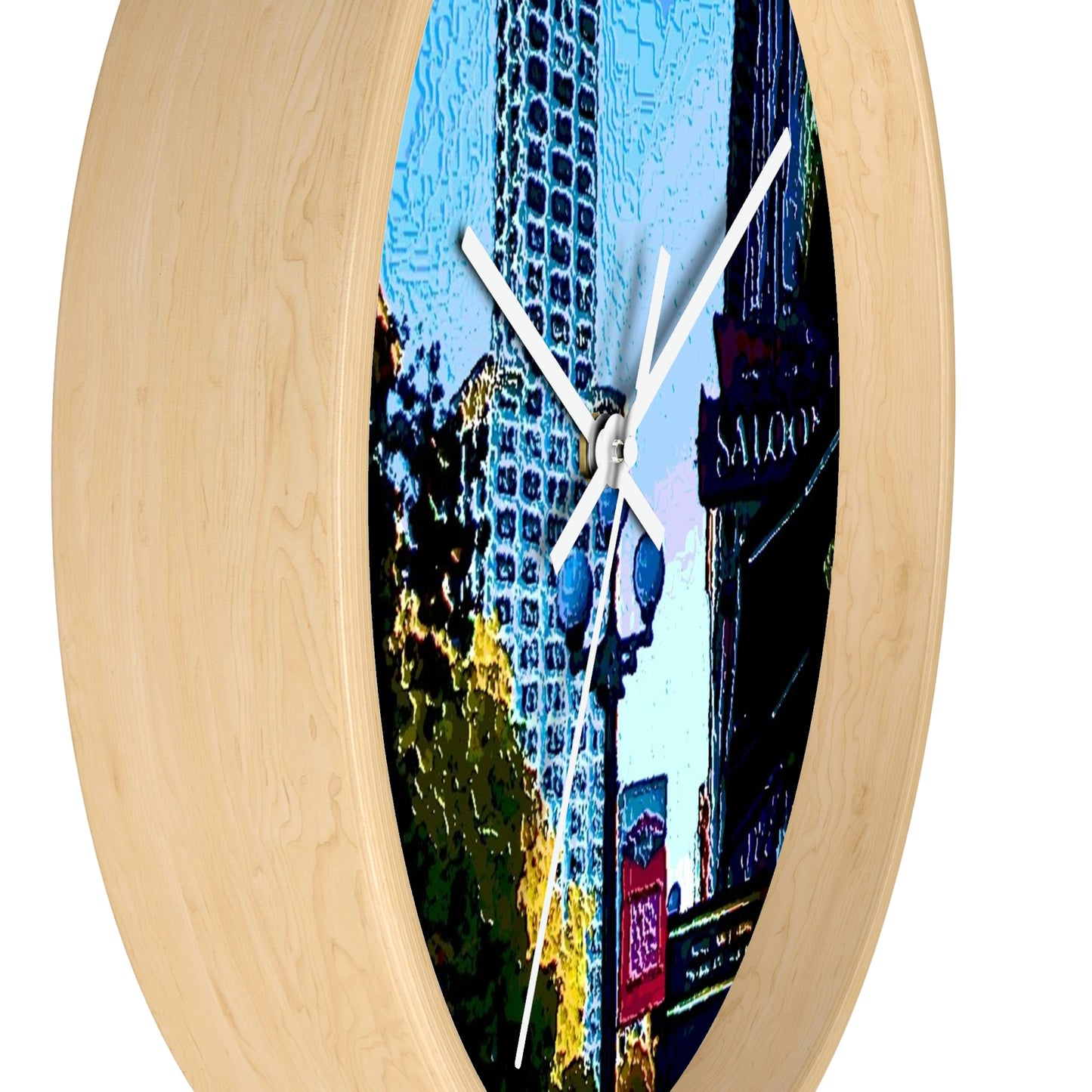 Wall clock ..  Pioneer Square & Smith Tower ... 'That World Famous View' ... Colleague Supplied Photo ... Original Works ...
