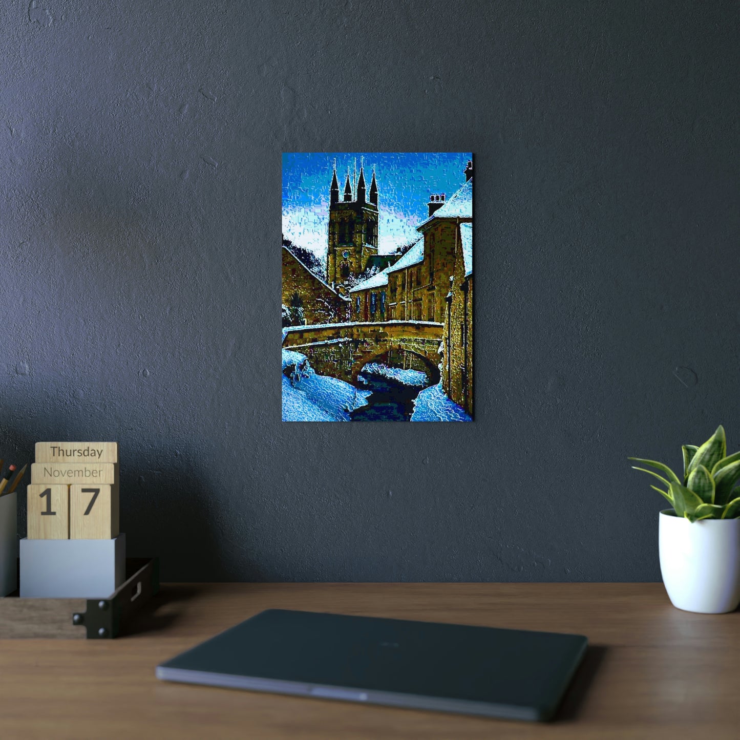 Aluminum Composite Panels ...  A Bridge, A Canal, A Cathedral_2 ... "To Stroll Over-Through-And-By" ... Central England: Circa 2005 ... Original Works ...