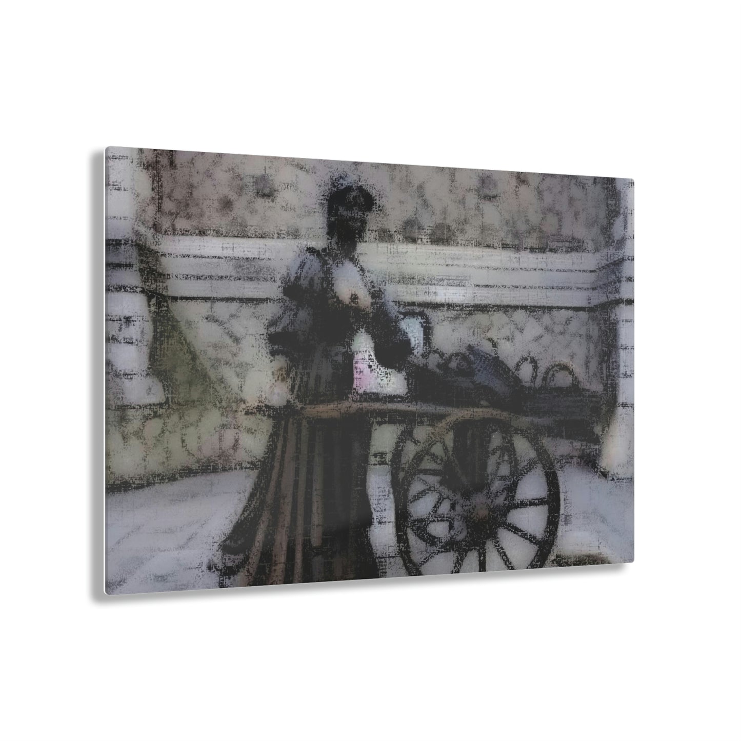 Acrylic Prints ... Dublin's "Molly Malone Along Grafton Street" ... Cryin' Cockels & Muscles Alive-Alive-Oh ... Circa 2003 ... Original Works ...