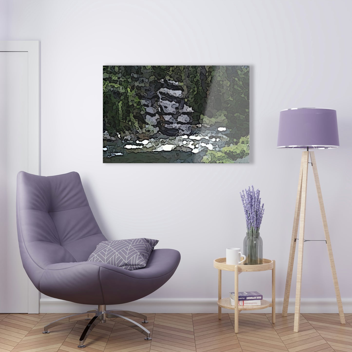 Acrylic Prints ...  "I Am Innocent" ... Tricky-Dick Immortalized ... Nixon Rock: Along The River ... Central Idaho, Summer 2020 ... Original Works ...