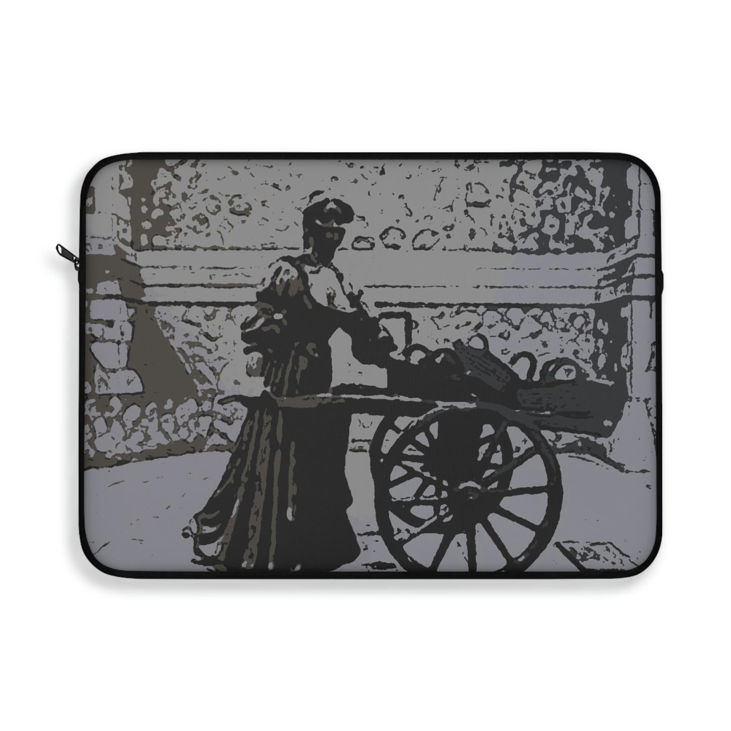 Laptop Sleeve ... Dublin's "Molly Malone Along Grafton Street" ... Cryin' Cockels & Muscles Alive-Alive-Oh ... Circa 2003 ... Original Works ...