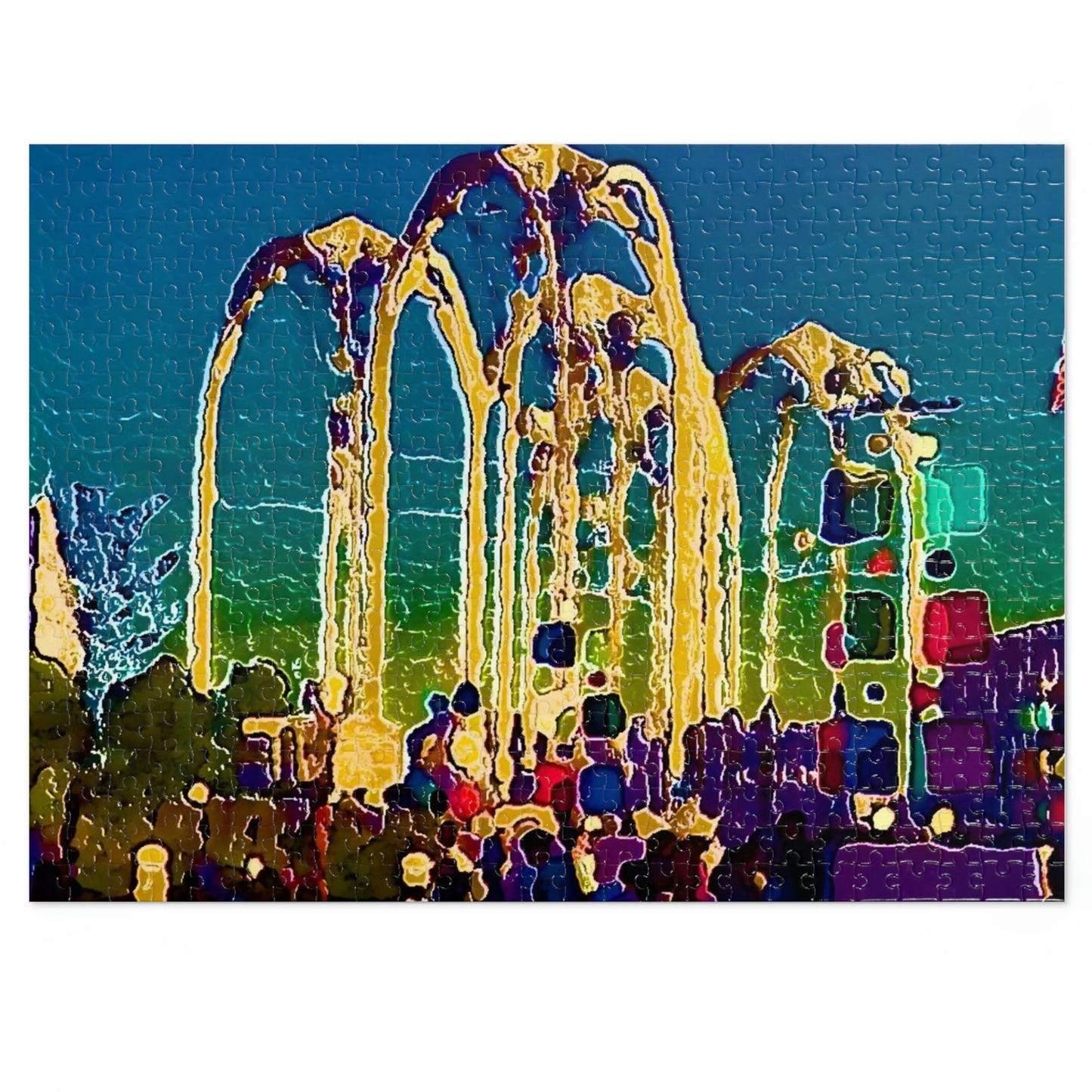 Jigsaw Puzzle (30, 110, 252, 500,1000-Piece) ... "Arches 'Like-No-Other' ... " Seattle World's Fair: 1962. A Family Original ...