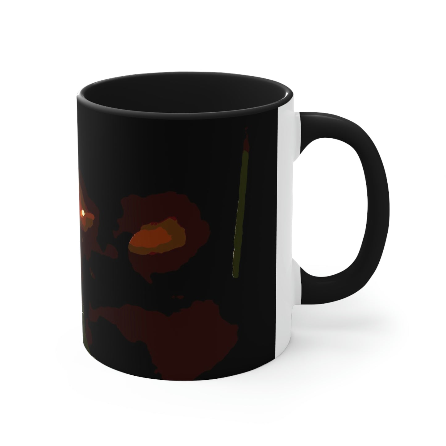 Accent Coffee Mug, 11oz ... Ruger .357 Magnum Early-Morning-Target-Practice ... 'Circa April 2022' ... Original Works ...