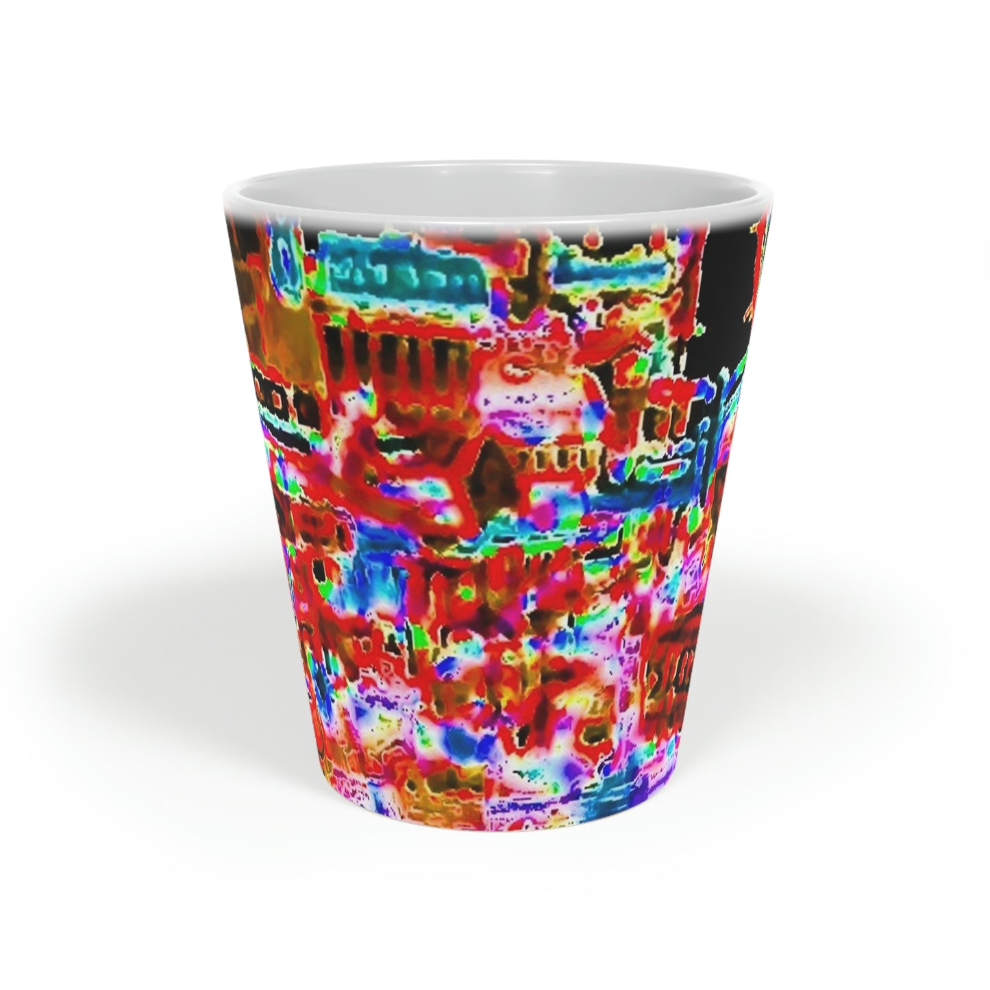 Latte Mug, 12oz ... "No.9 Fishermen's Grotto - Fishermen's Wharf, SF, California" ... Family Archives: 1970's ... Original Works ...