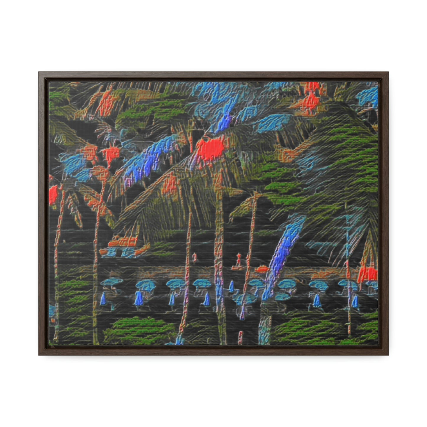 Gallery Canvas Wraps, Horizontal Frame ... "The Royal Hawai'ian: Waikiki Beach_Beach" ... Honolulu, HI ... Ocotber 2014 (Halloween) ... Original Works ...