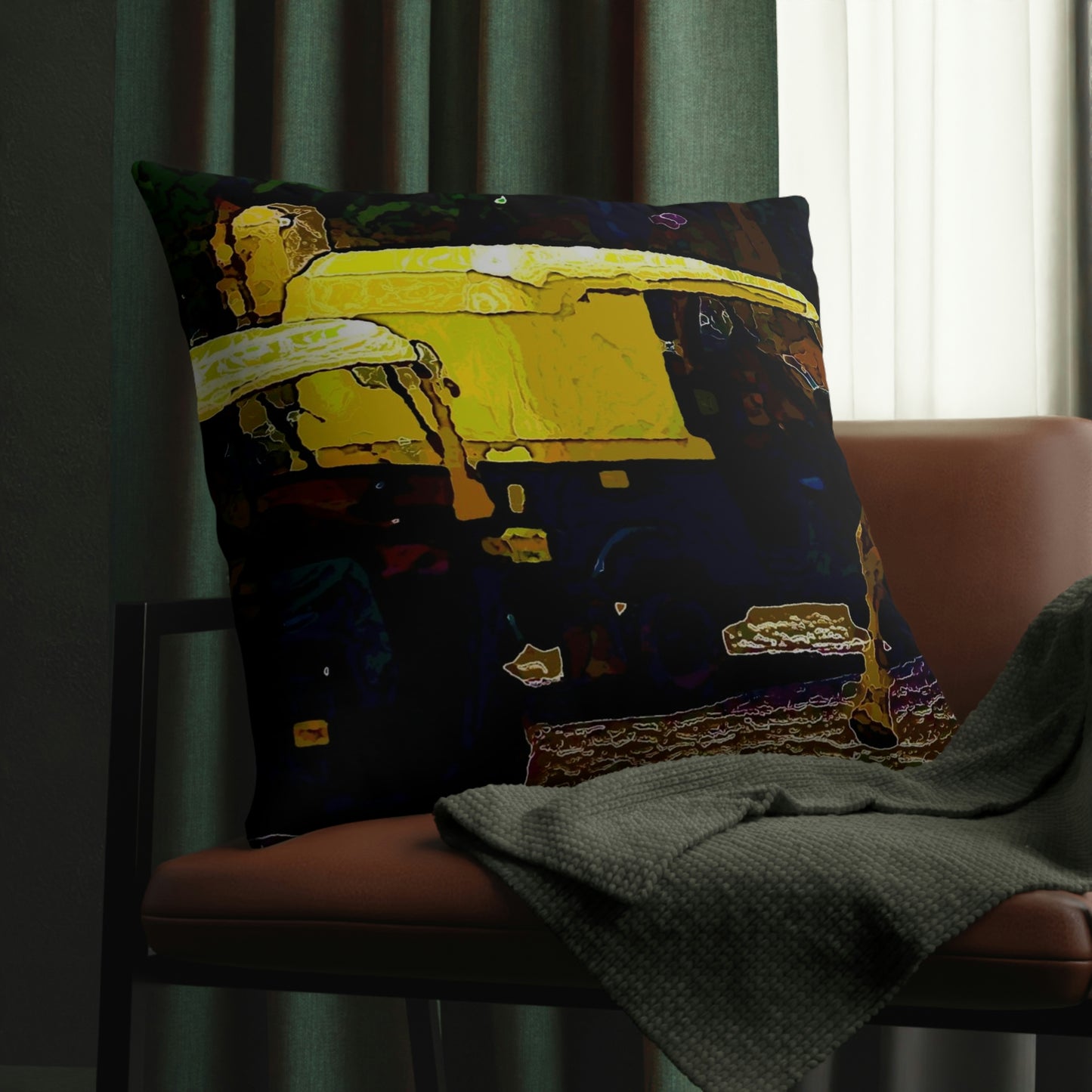 Waterproof Pillows ... "Truckin'-Up-To-Buffalo ... 'Oops - Wrong Country' ... Truckin'-Up-To-New Delll -'E' ... " ... (Delhi, India) ... 5July2007. Original Works ...