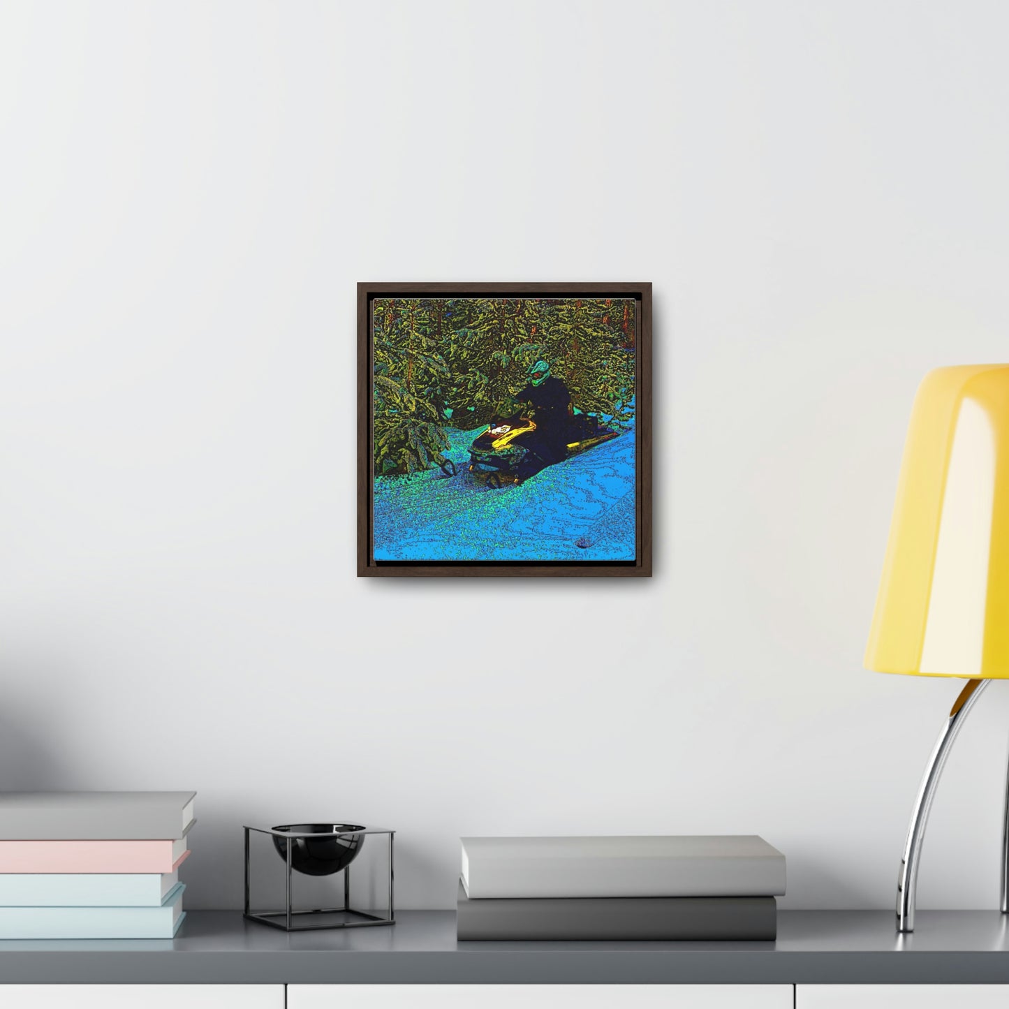 Gallery Canvas Wraps, Square Frame ... Yep ... "Another Day ... Riding Through The Wilderness ... " ... February 2023 ... Original Works ...
