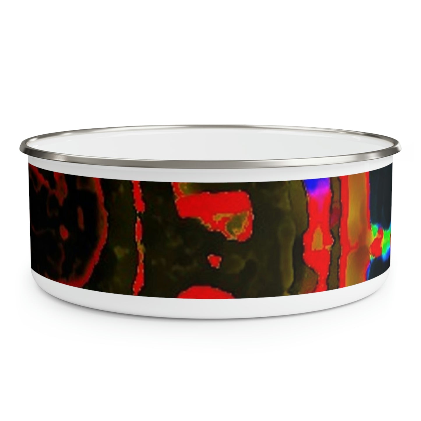 Enamel Bowl ... "No.9 Fishermen's Grotto - Fishermen's Wharf, SF, California" ... Family Archives: 1970's ... Original Works ...