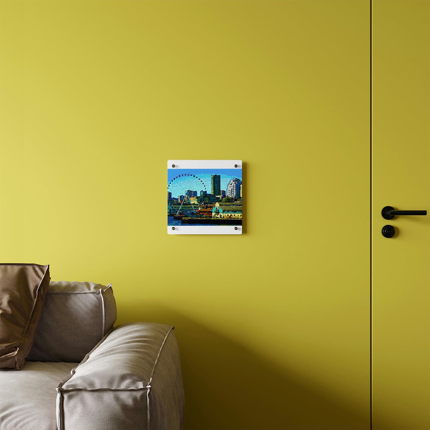 Acrylic Wall Art Panels ... That Classic Wheel ... 'Seattle's Wheel' ... & An Old Classic Waterside Vendors ...  'Family Archives' ... Original Works ...