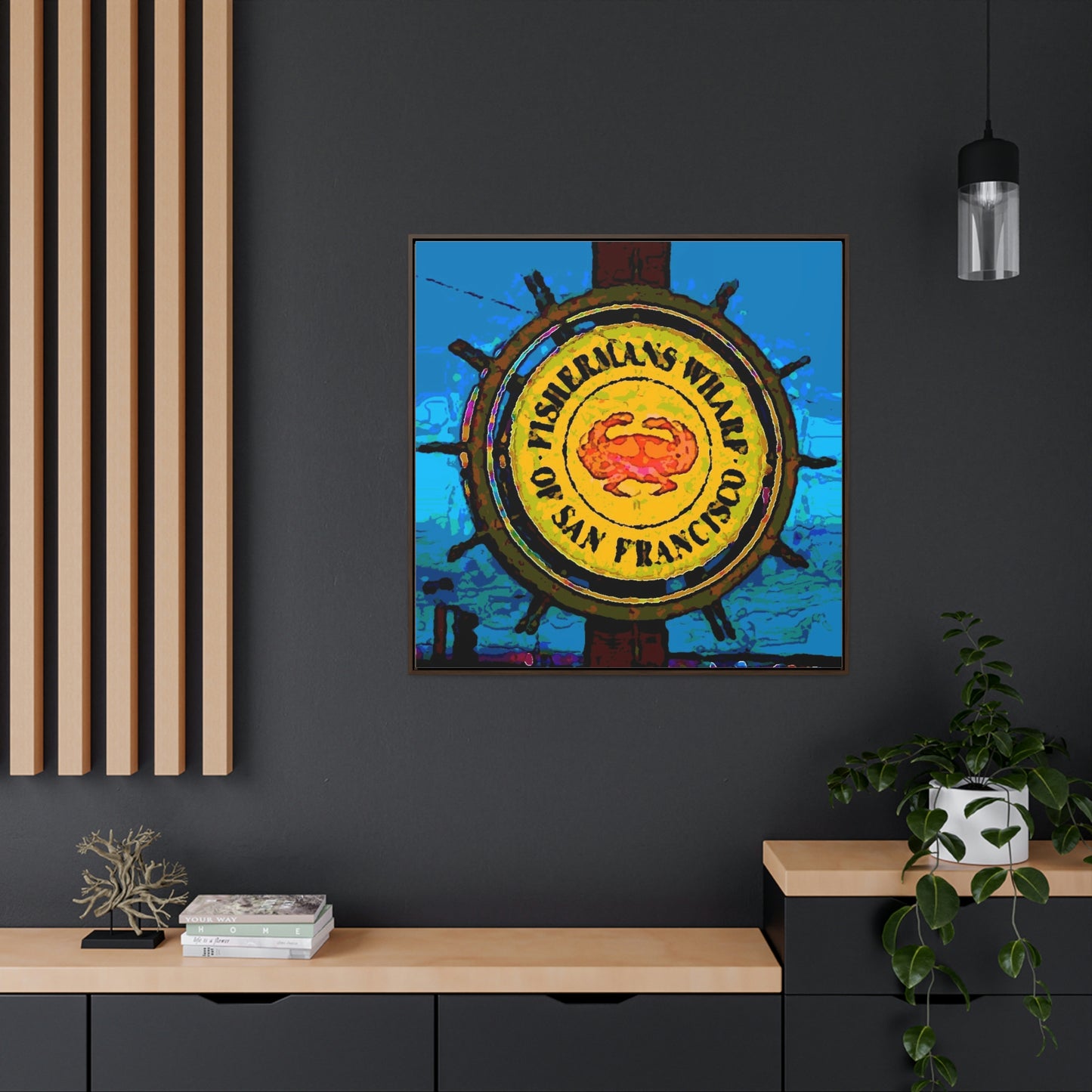 Gallery Canvas Wraps, Square Frame ...  "No.9 Fishermen's Grotto - Fishermen's Wharf, SF, California" ... Family Archives: 1970's ... Original Works ...