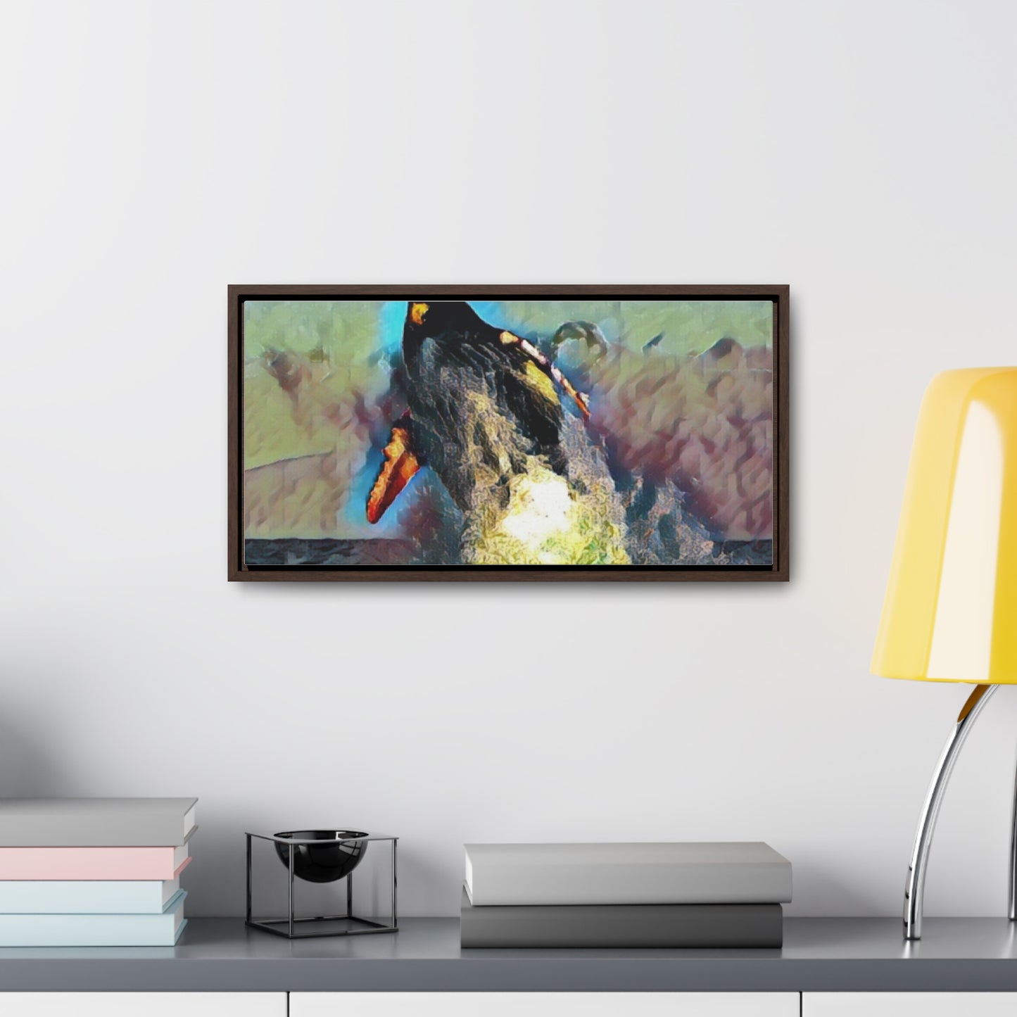 Gallery Canvas Wraps, Horizontal Frame ... An Extraordinary Humpback Breach ... 'With Explosive Energy' ... Family Archives (KPH) ... Circa: 21st Century. Maui, HI ... Original Works ...