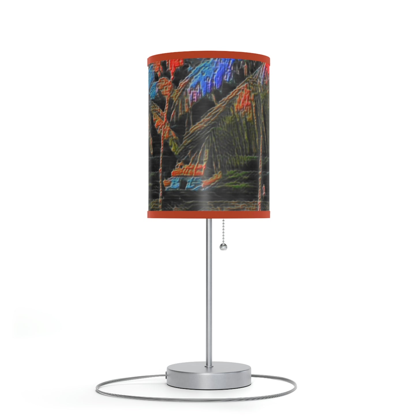 Lamp on a Stand, US|CA plug ... "The Royal Hawai'ian: Waikiki Beach_Beach" ... Honolulu, HI ... Ocotber 2014 (Halloween) ... Original Works ...