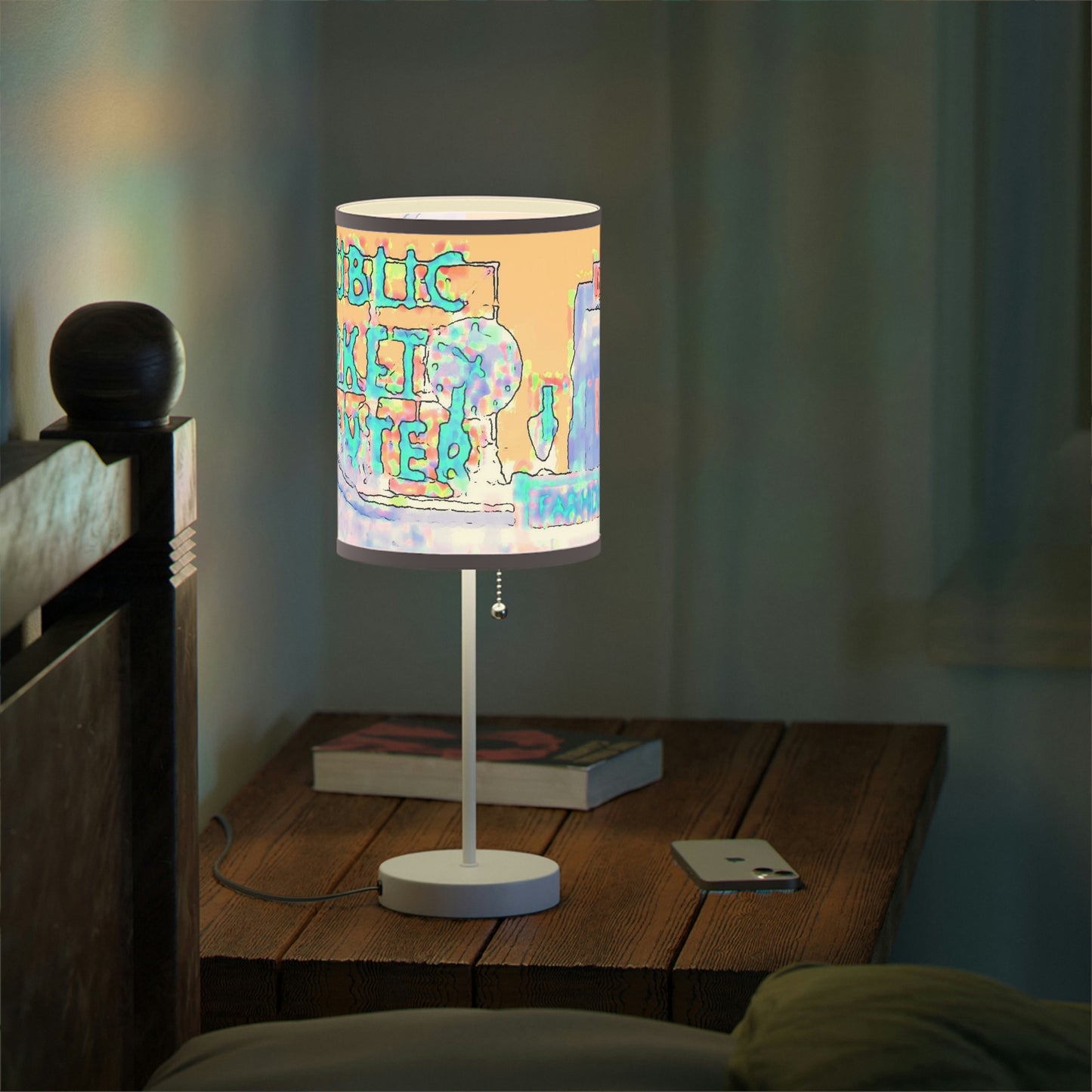 Lamp on a Stand, US|CA plug ... A Little Bit Of Seattle's Public Market "To Light Things Up" ... Seattle, 2013.