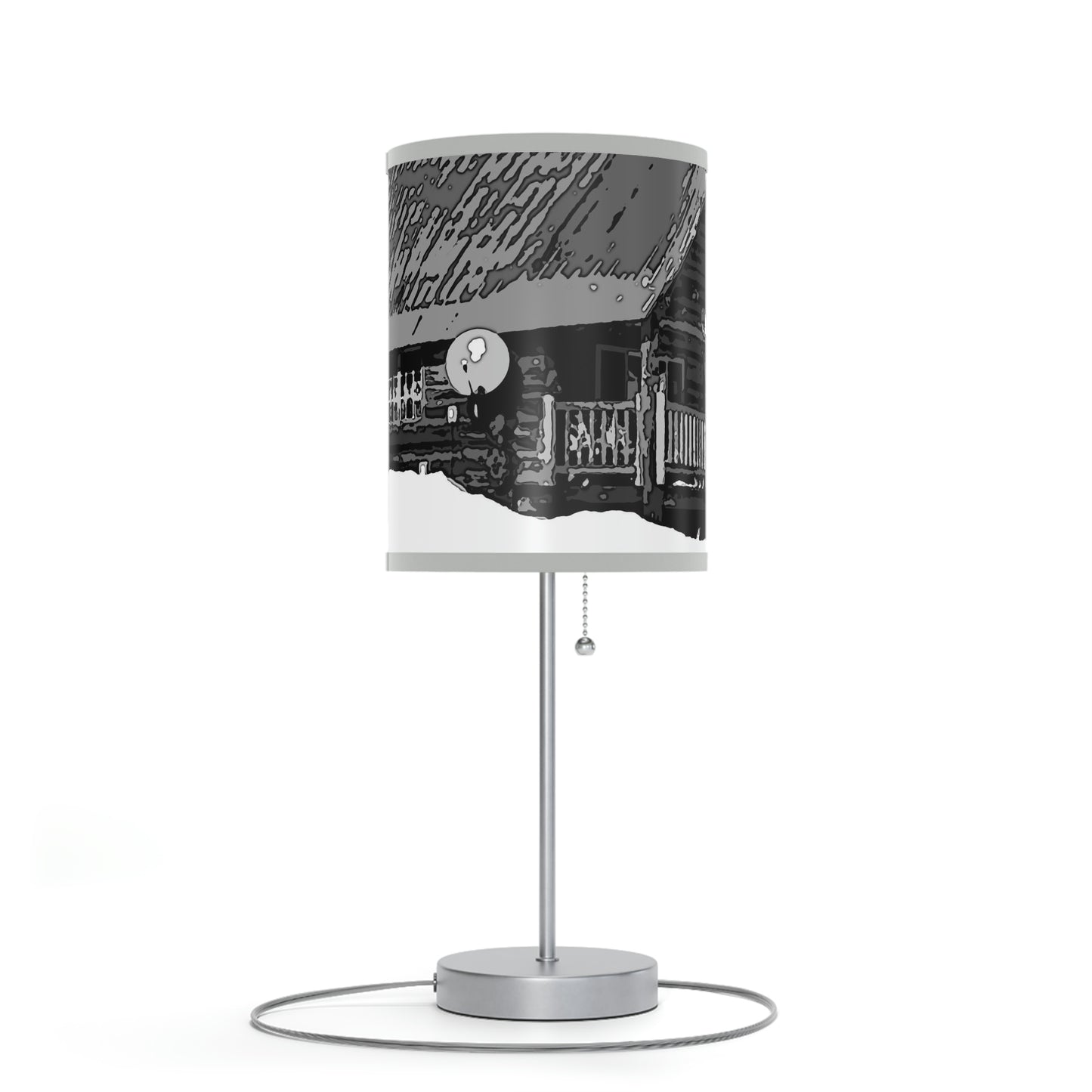 Lamp on a Stand, US|CA plug ... A Beautiful Lodge & Back-Country Outfitter In A Mountain Town ... 'Dixie, Idaho, November 2022' ... Original Works ...