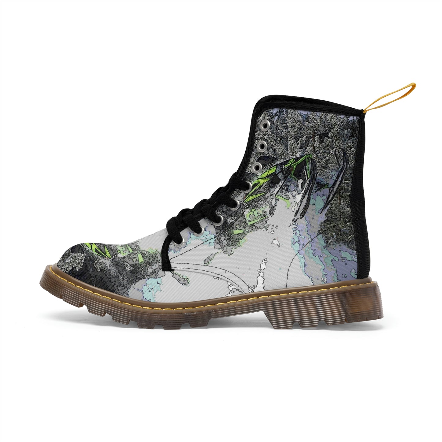 Men's Canvas Boots ... Come Fly With The Professionals ... CIP-Airways ... 'Getting-Er-Done' ... Original Works ... December 2022 ...