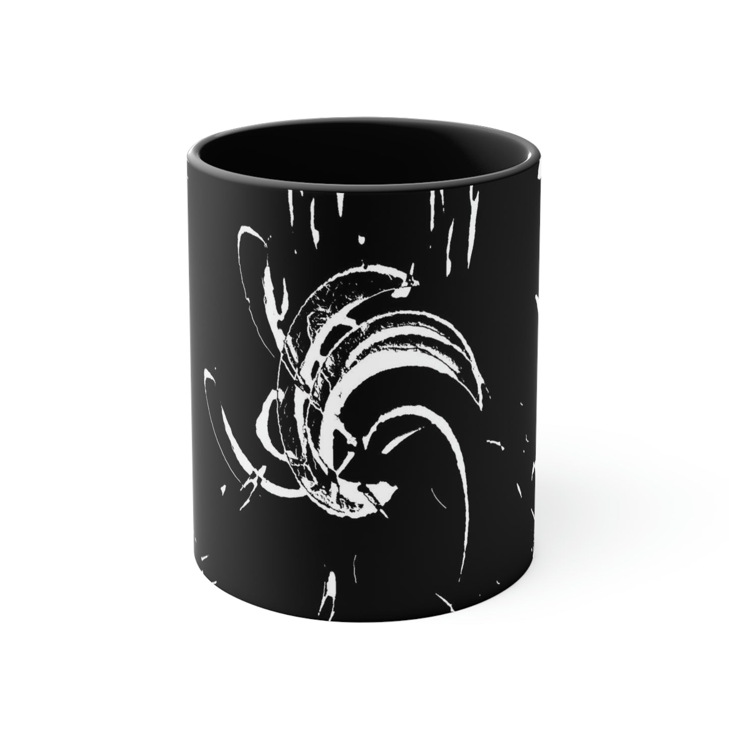 Accent Coffee Mug, 11oz ... "Waning Moon" ... Central Idaho ... October 2022 ... Rendering Time: 22 Hours ... Original Works ...