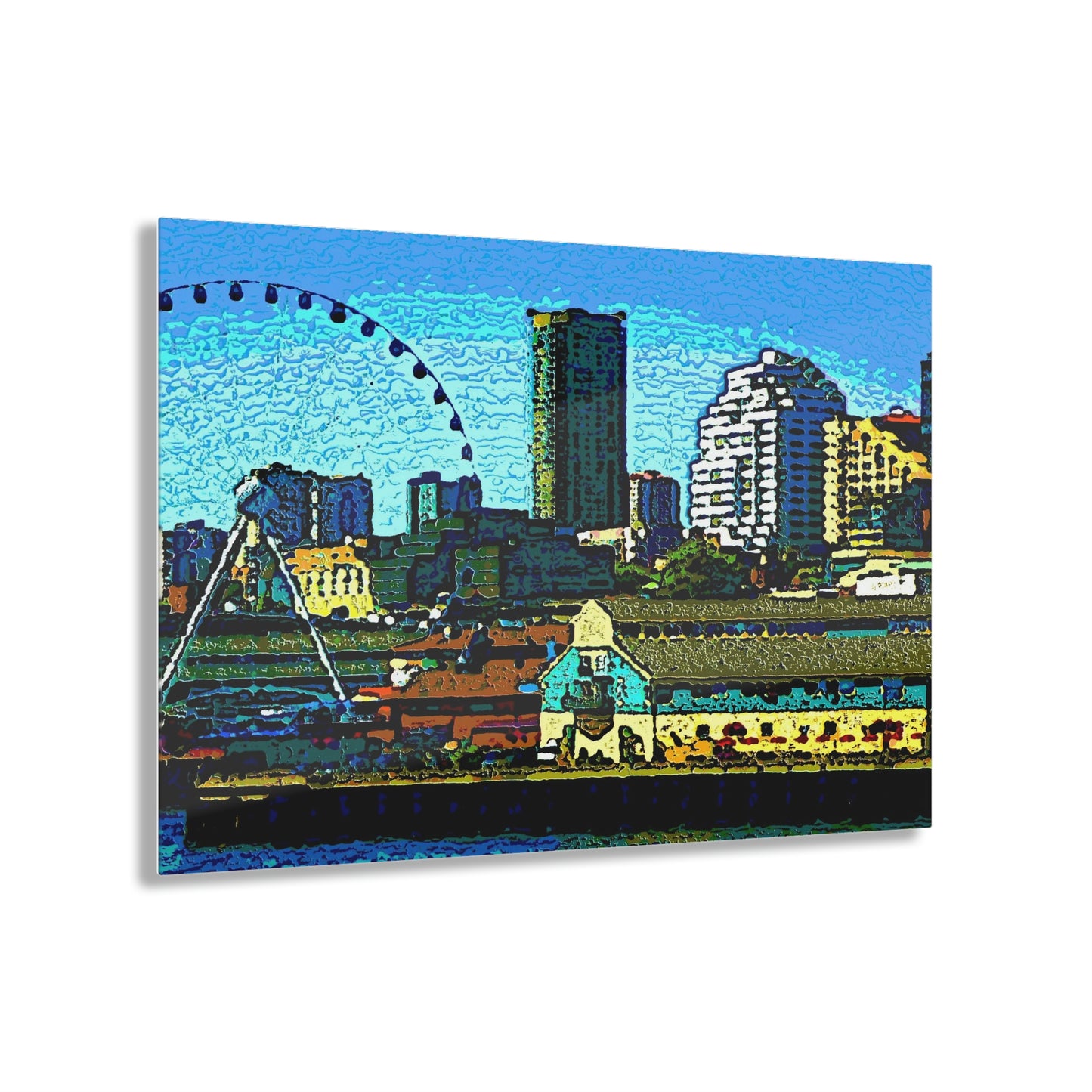 Acrylic Prints... That Classic Wheel ... 'Seattle's Wheel' ... & An Old Classic Waterside Vendors ...  'Family Archives' ... Original Works ...