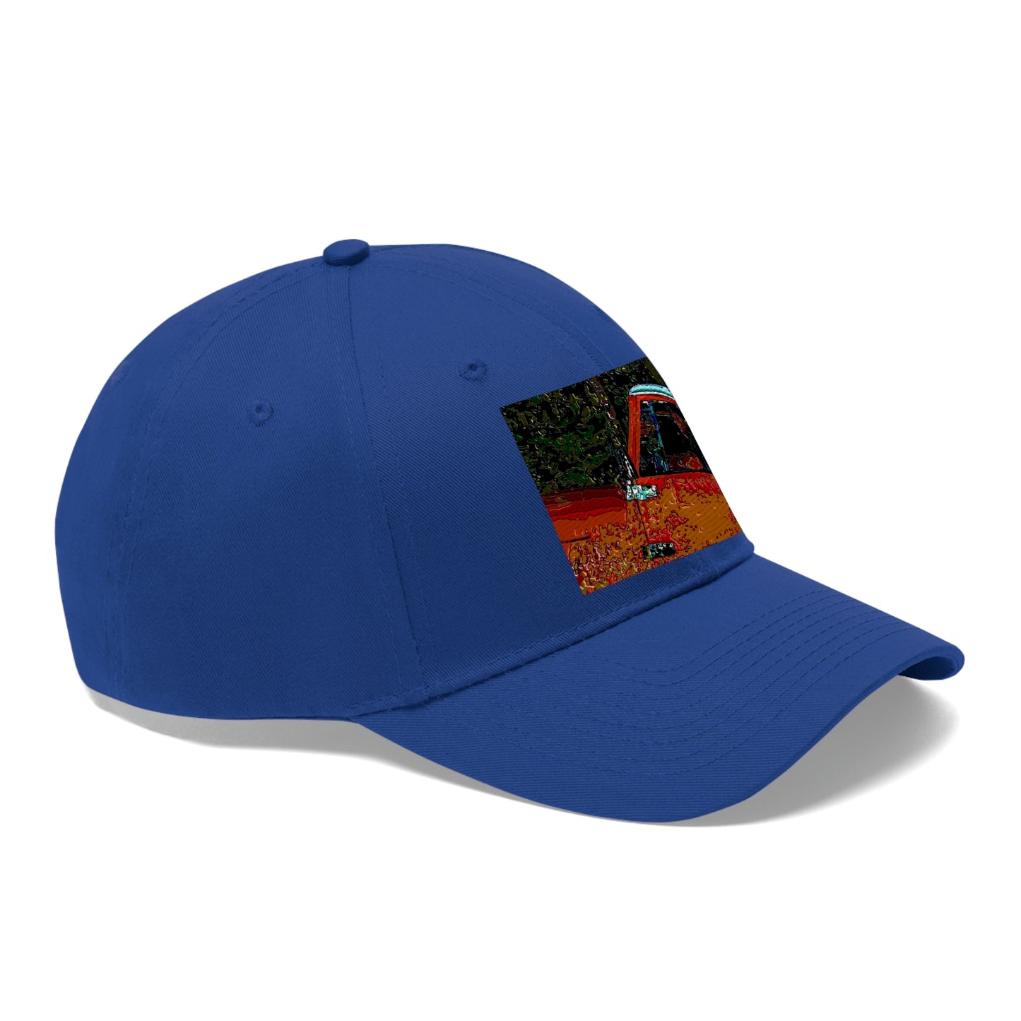 Unisex Twill Hat ... How-To-Drive-Idaho's-Mountain_Roads ... "Like A Professional" ... "Truckin' Like The Doo-Dah-Man" ...