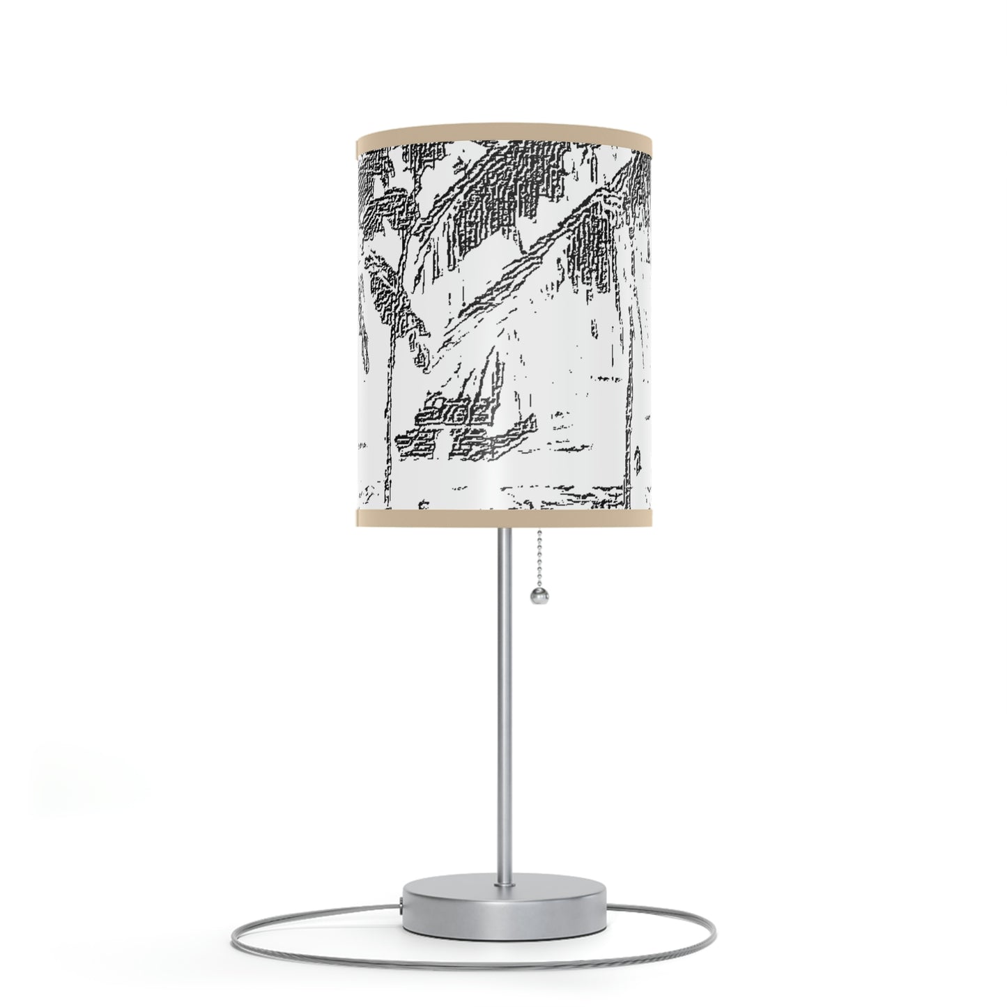 Lamp on a Stand, US|CA plug ... "The Royal Hawai'ian: Waikiki Beach_Beach" ... Honolulu, HI ... Ocotber 2014 (Halloween) ... Original Works ...