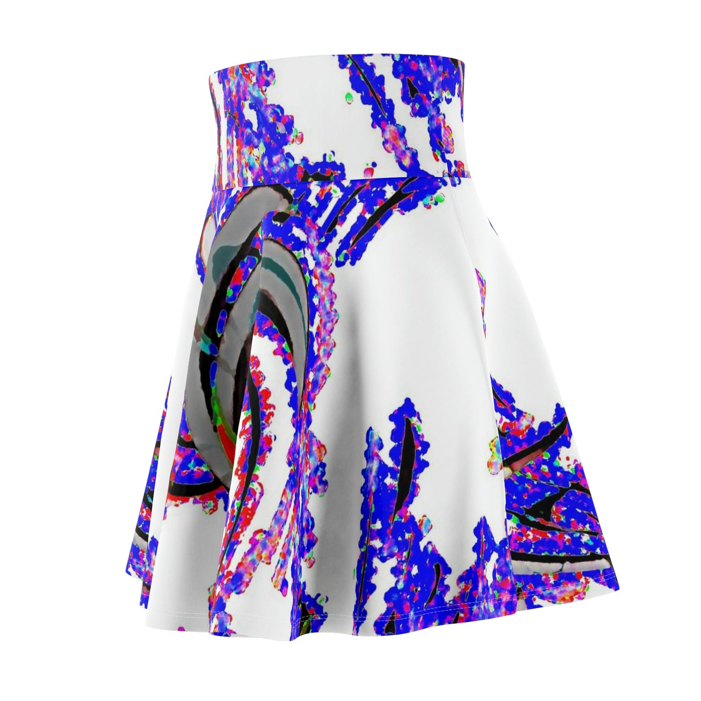 Women's Skater Skirt ... "Waning Moon" ... Central Idaho ... October 2022 ... Rendering Time: 22 Hours ... Original Works ...